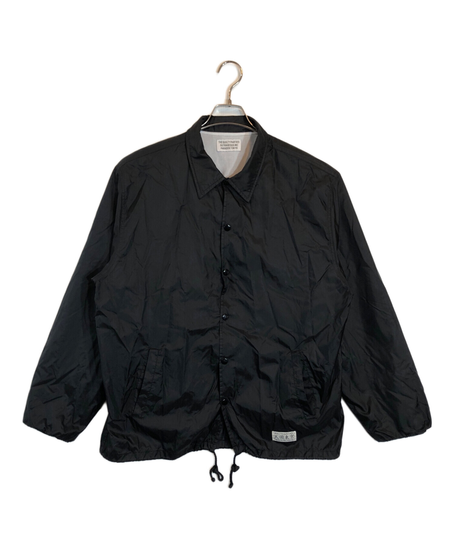 中古・古着通販】WACKO MARIA (ワコマリア) コーチジャケット ブラック