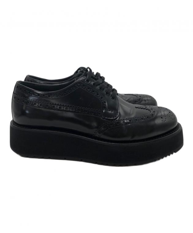 中古・古着通販】PRADA (プラダ) メダリオン ウィングチップ レザー