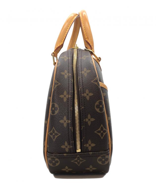 Louis Vuitton ブラウン ハンドバッグ ポーチ付き ドゥービル 中古・古着通販】LOUIS VUITTON (ルイ ヴィトン) トゥルーヴィル