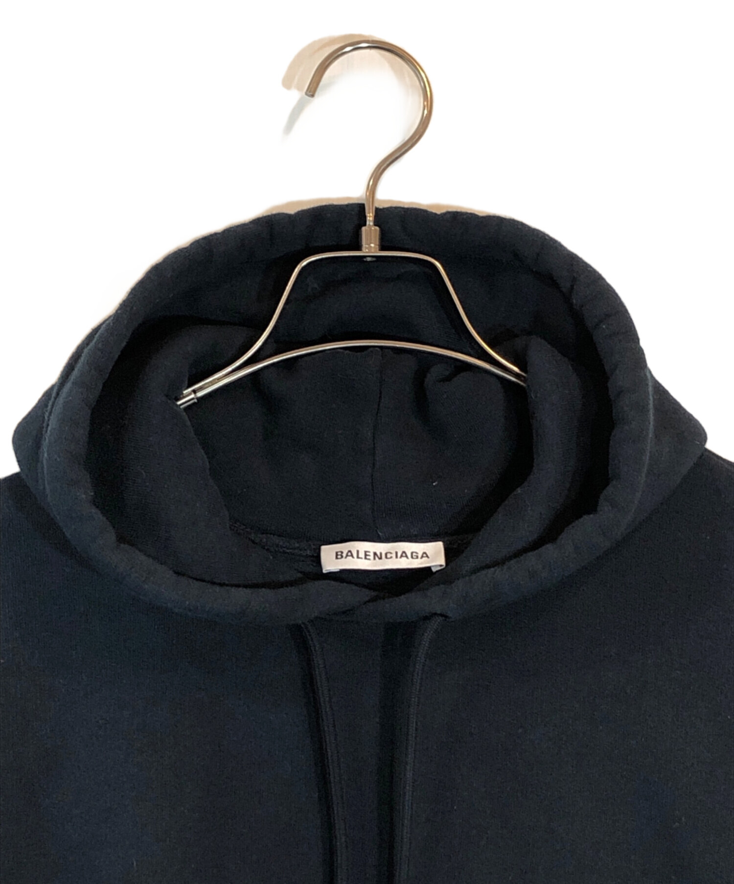 中古・古着通販】BALENCIAGA (バレンシアガ) 刺繍パーカー ネイビー