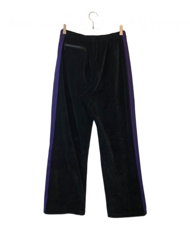 Needles ベロア パンツ 中古・古着通販】Needles (ニードルズ) ベロアトラックパンツ ブラック
