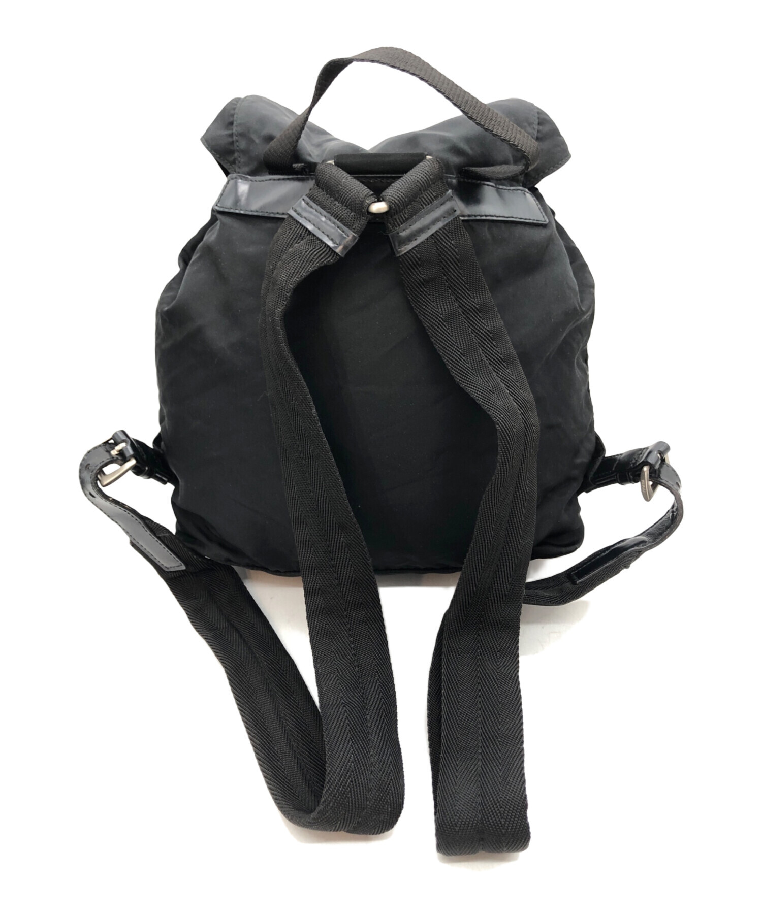 プラダ　ナイロンリュック　ミニ 中古・古着通販】PRADA (プラダ) ナイロンミニリュック ブラック