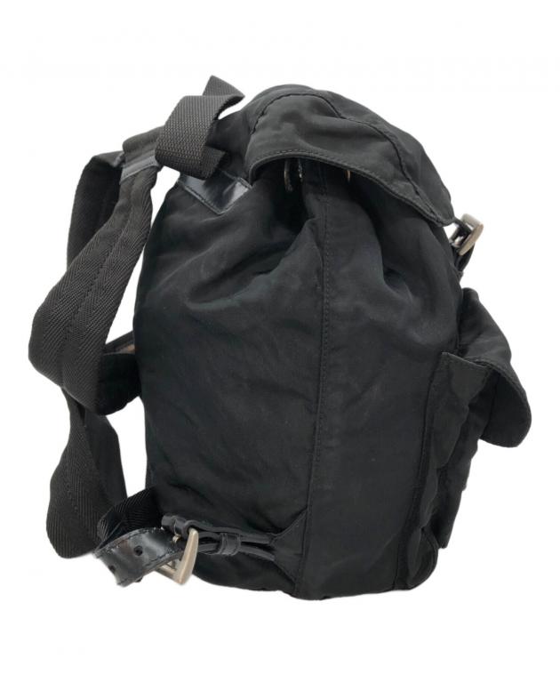 PRADAミニリュック正規品 中古・古着通販】PRADA (プラダ) ナイロンミニリュック ブラック