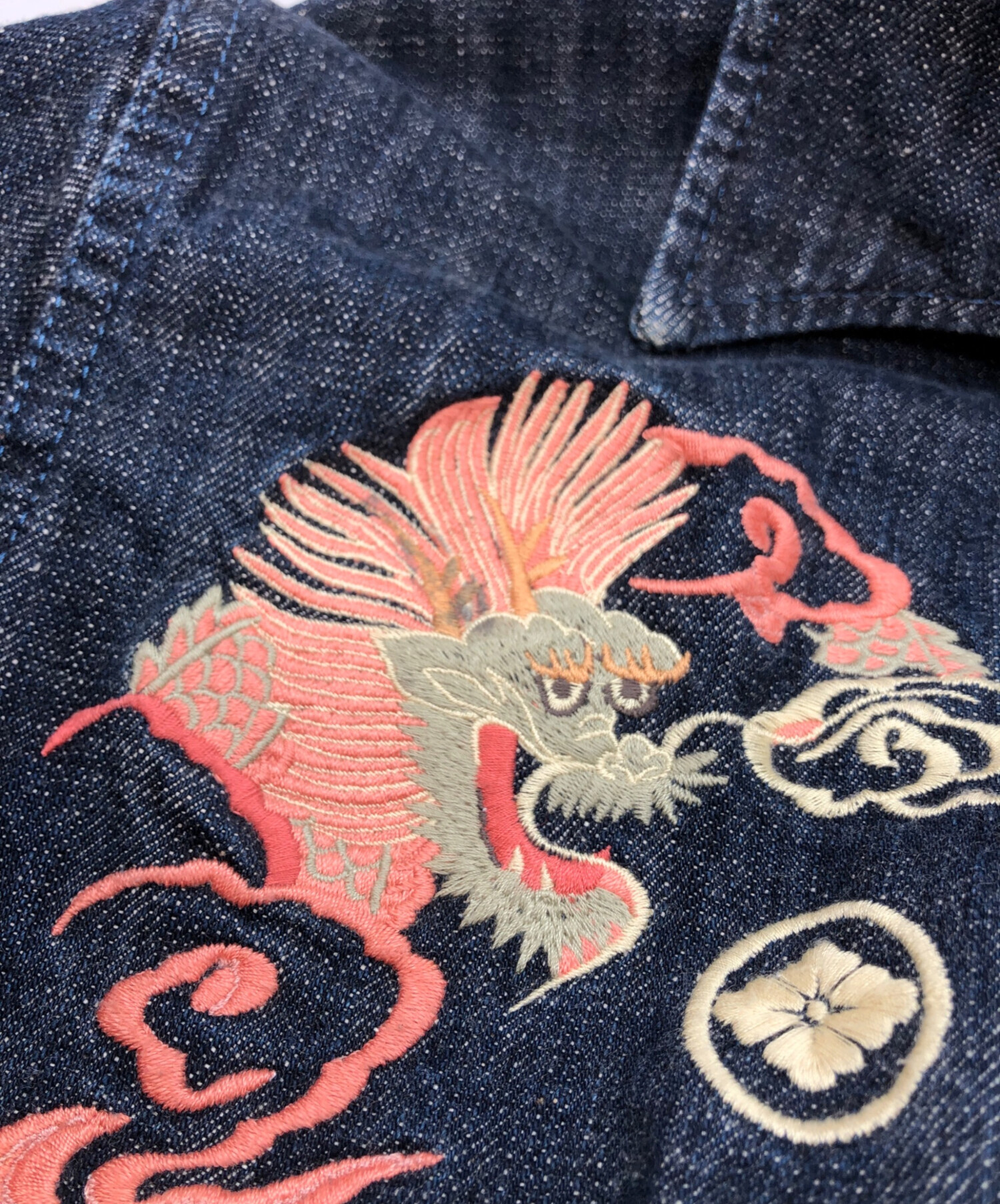 YAMANE デニムジャケット 龍虎 刺繍 EVISU 40-42 EVISU YAMANE デニムジャケット Gジャン 刺繍 龍 ゴリラ 虎 - メルカリ