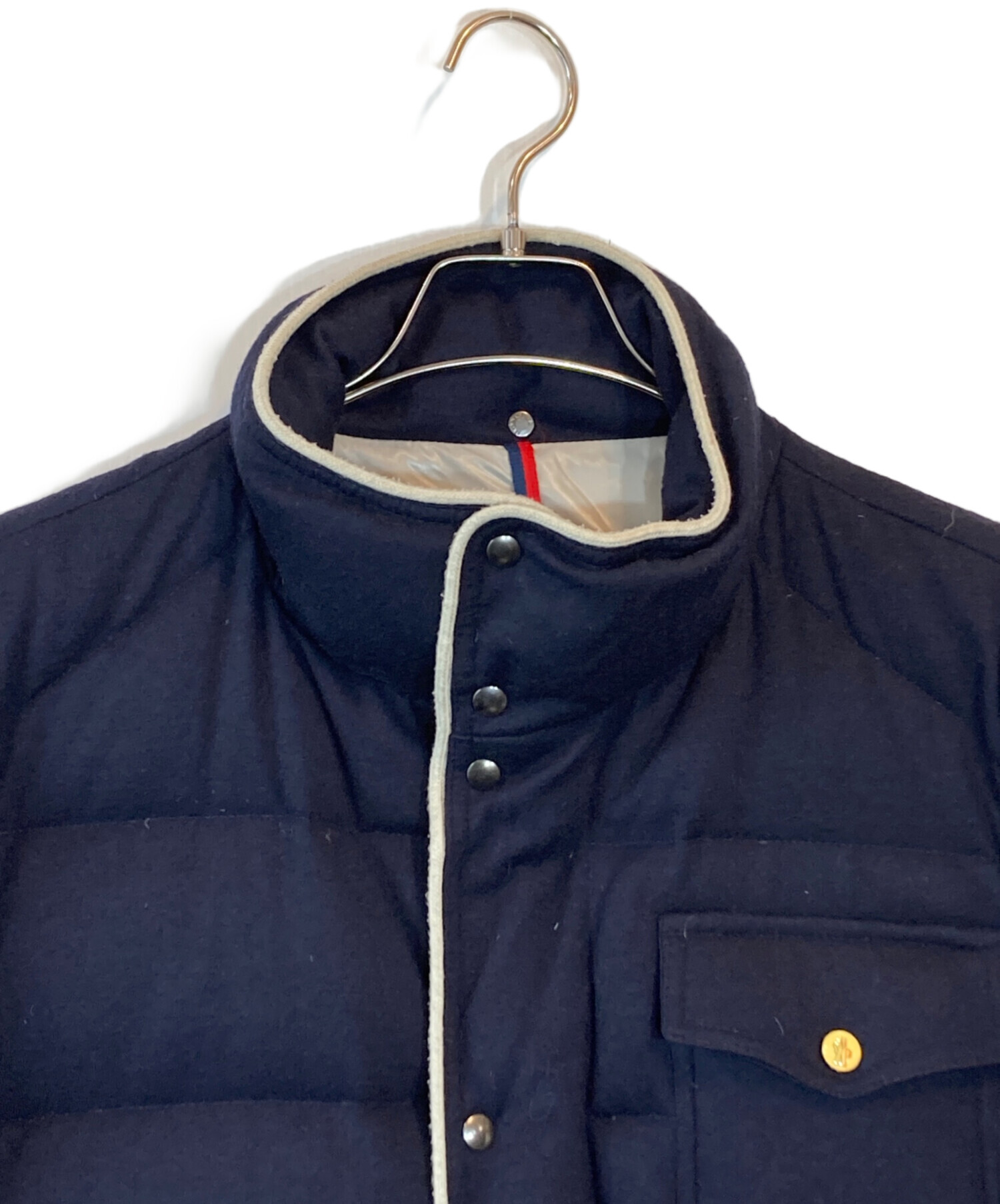 中古・古着通販】MONCLER (モンクレール) ダウンジャケット ネイビー 