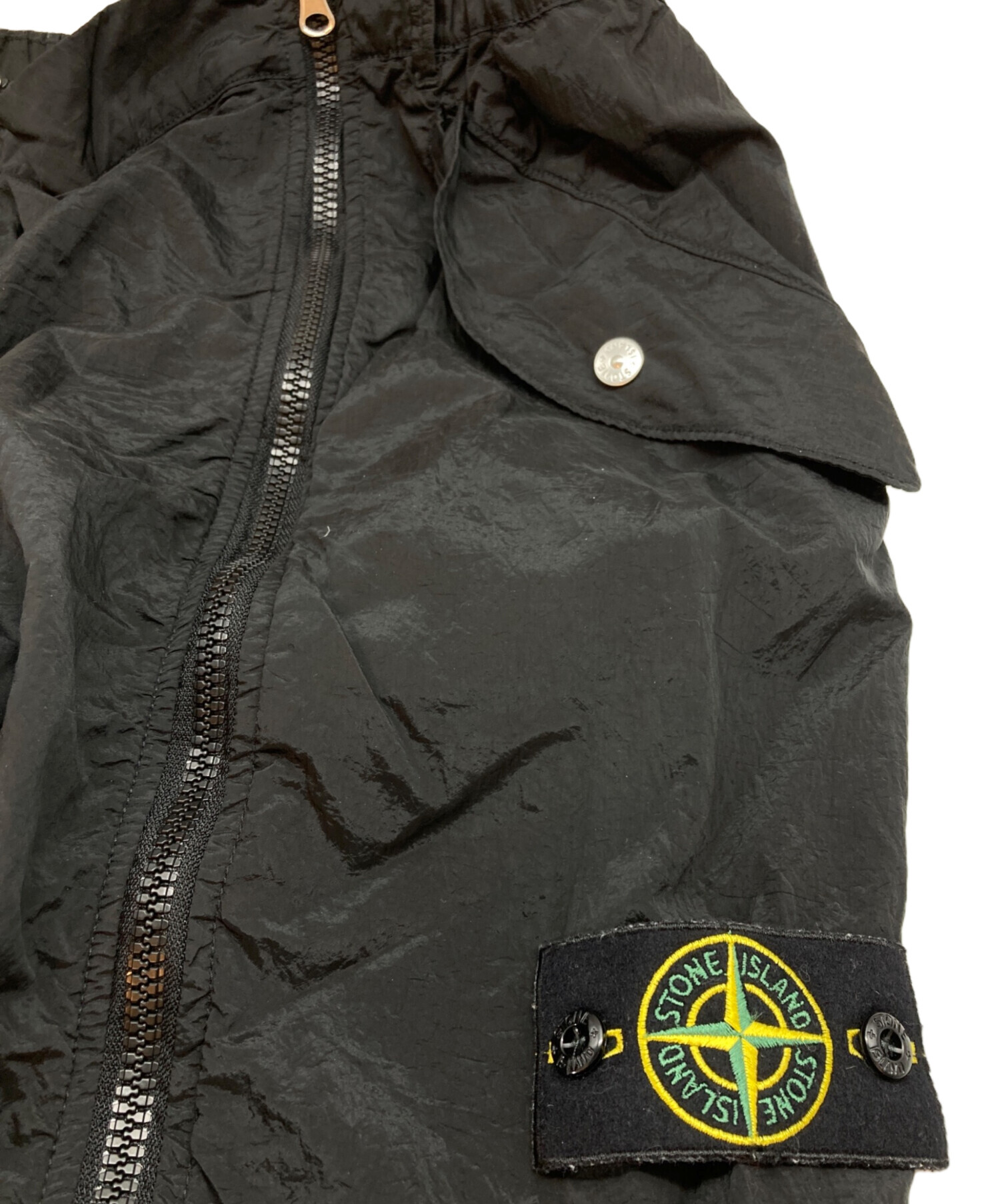 STONE  ナイロンメタルジップカーゴパンツ W30 中古・古着通販】STONE ISLAND (ストーンアイランド) ナイロンメタル