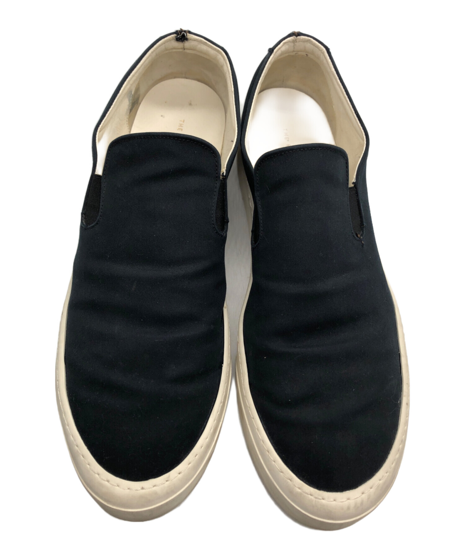 中古・古着通販】THE ROW (ザ ロウ) スリッポン ブラック サイズ:SIZE