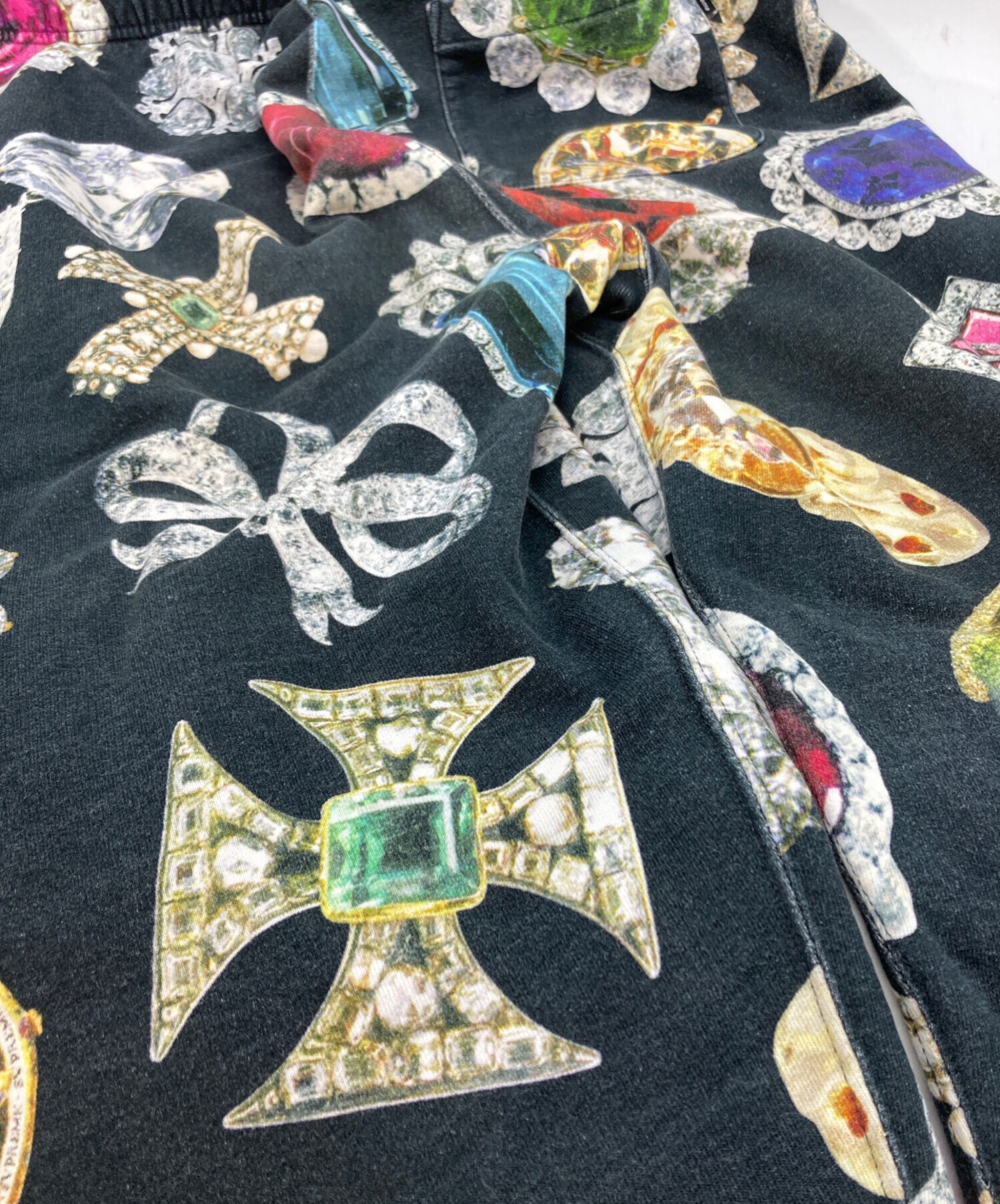 中古・古着通販】Supreme (シュプリーム) JEWELS SWEATPANT ブラック 