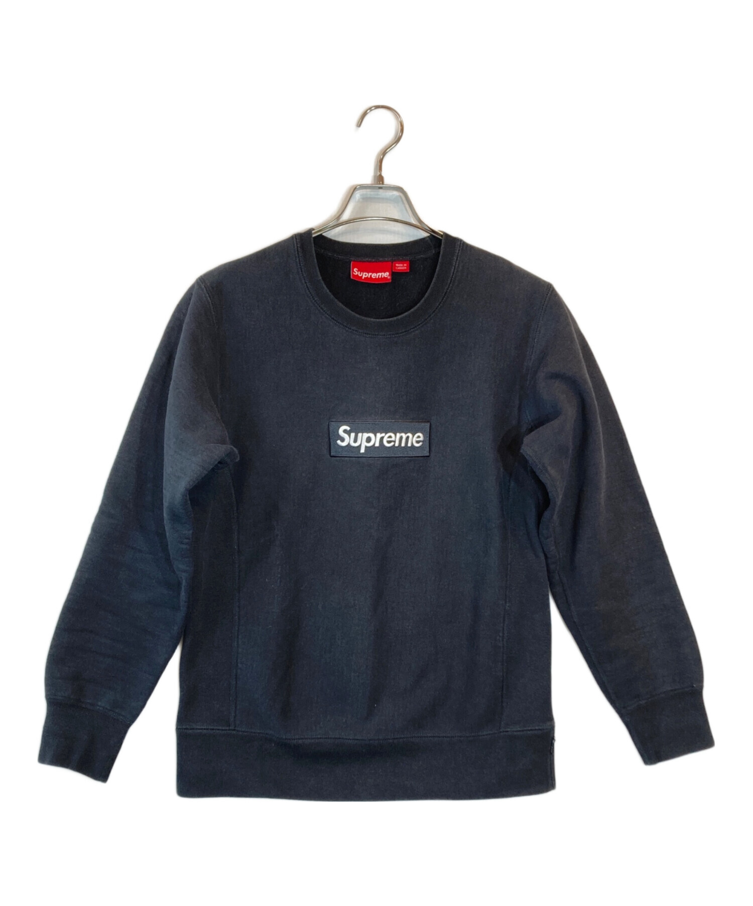 Supreme シュプリーム スウェット メンズ 【古着】【中古】 中古・古着通販】Supreme (シュプリーム) BOX LOGO CREWNECK BLACK