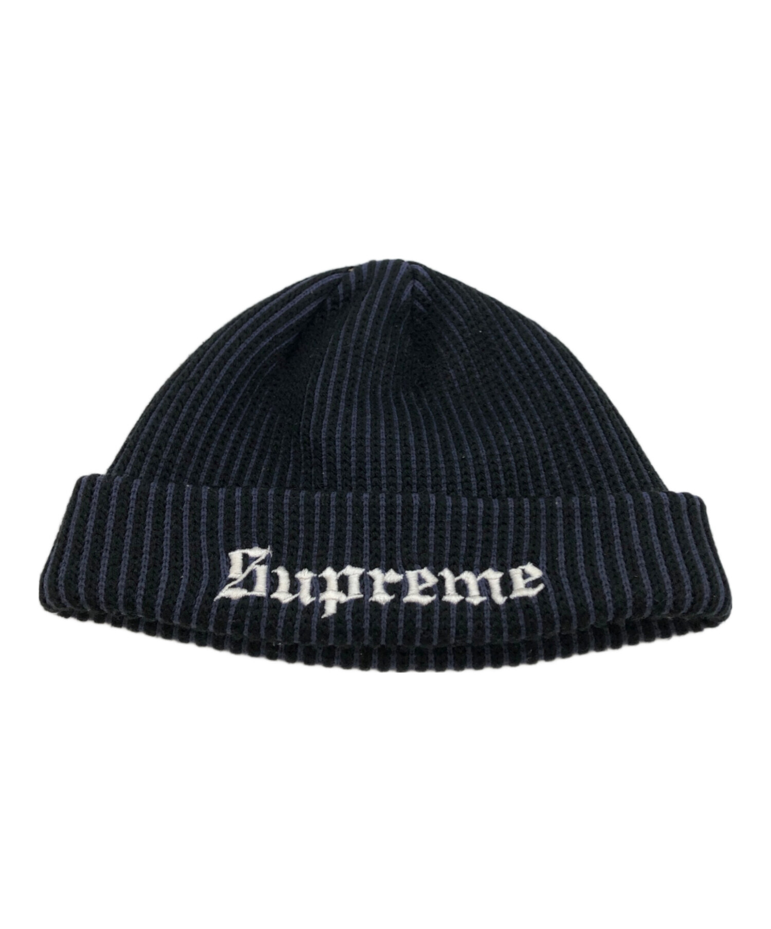 中古・古着通販】Supreme (シュプリーム) 2tone rib beanie ブラック