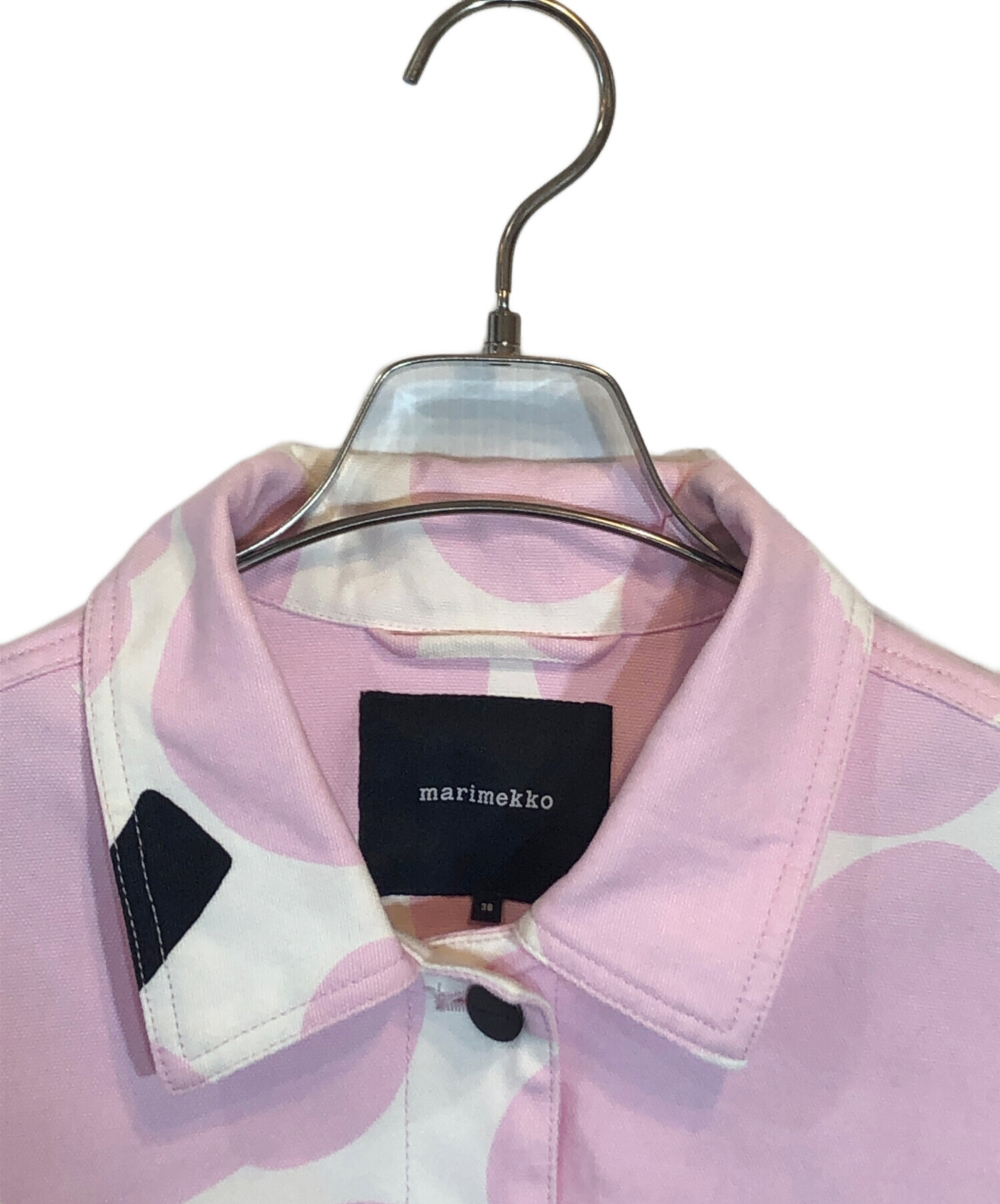美品:マリメッコ marimekkoウニッコ 38サイズ ピンク ジャケット 中古・古着通販】marimekko (マリメッコ) ウニッコジャケット ピンク