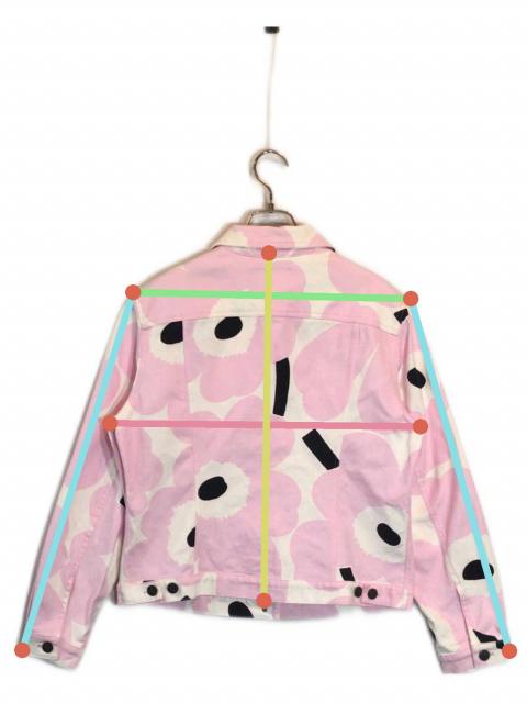 美品:マリメッコ marimekkoウニッコ 38サイズ ピンク ジャケット 中古・古着通販】marimekko (マリメッコ) ウニッコジャケット ピンク