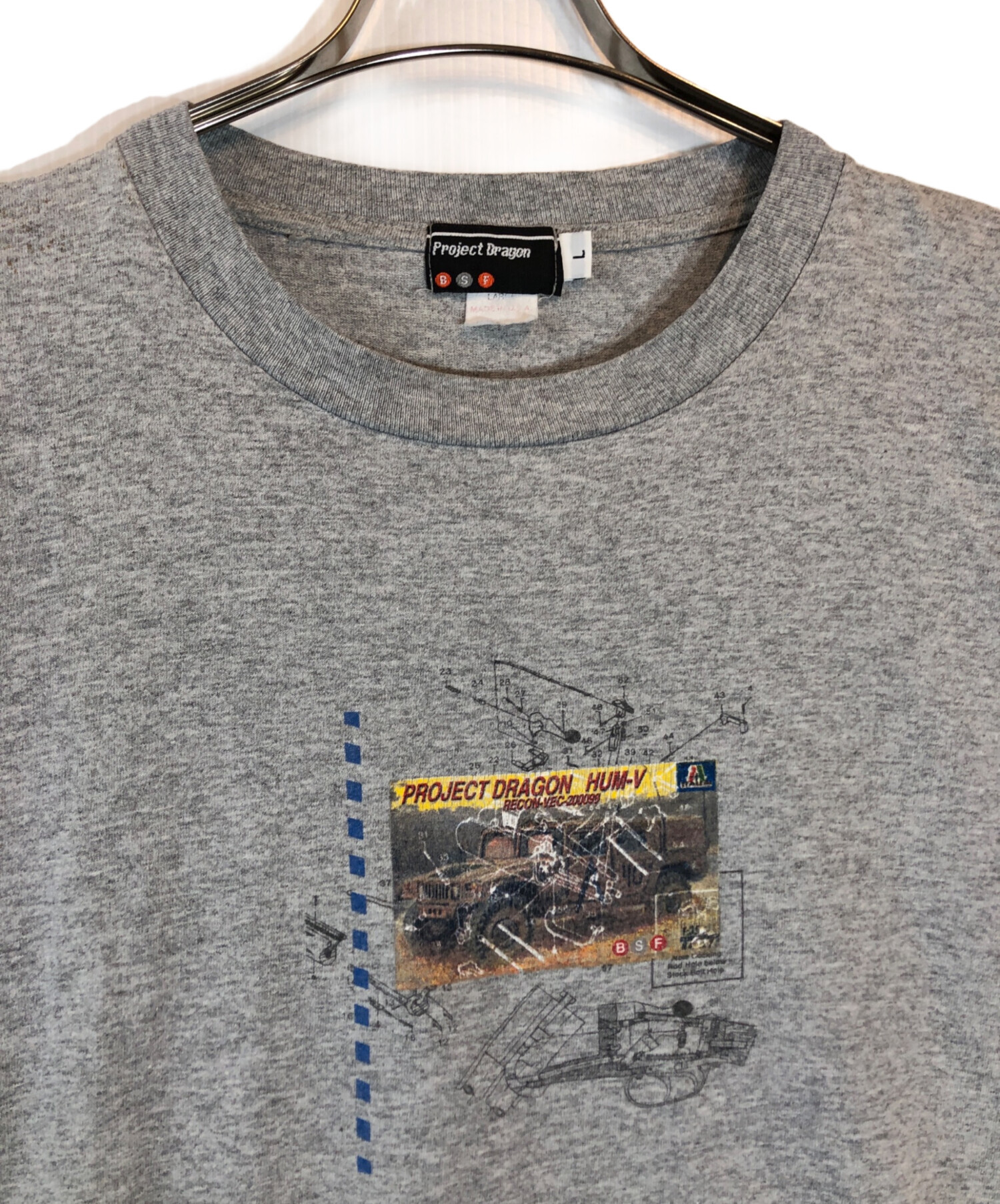 中古・古着通販】PROJECT DRAGON (プロジェクトドラゴン) 半袖Tシャツ