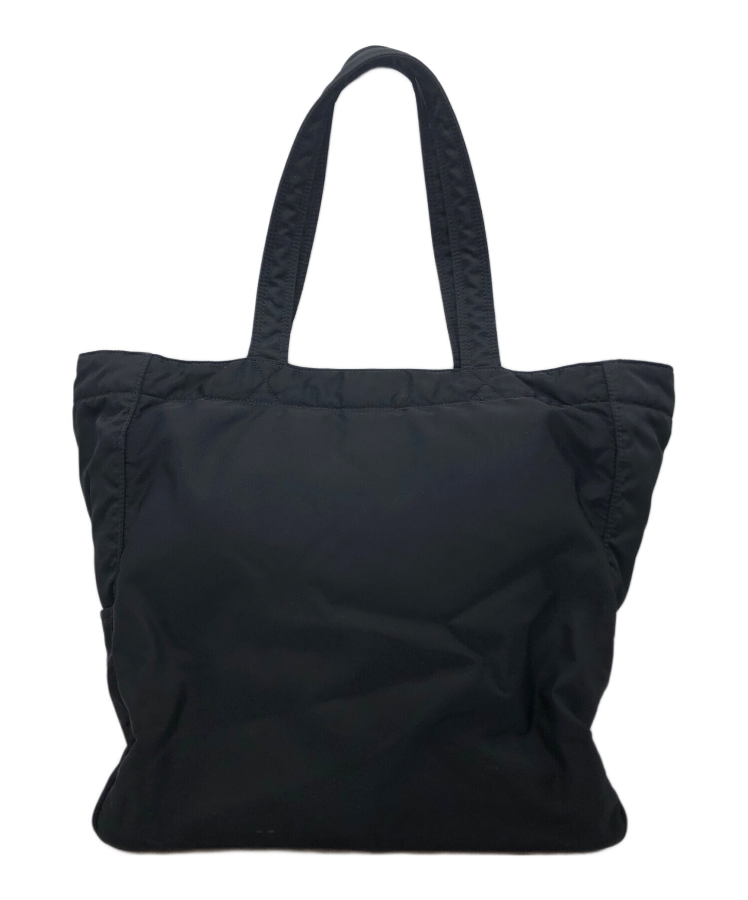 中古・古着通販】PORTER (ポーター) クリームトートバッグ ブラック 
