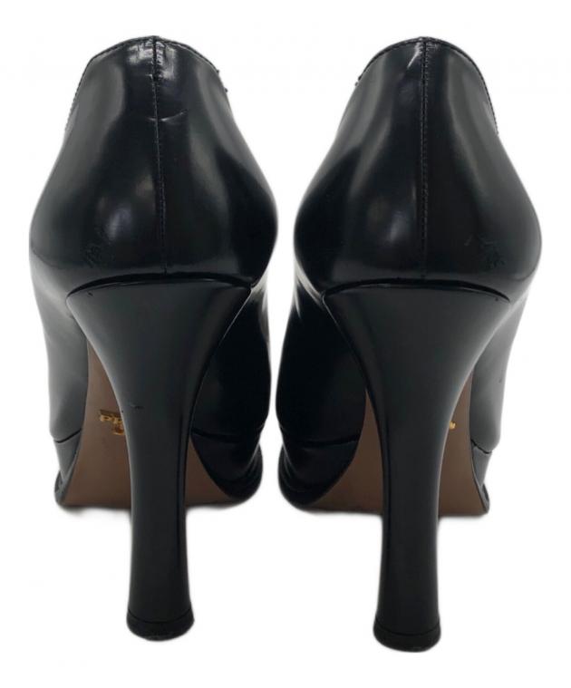 中古・古着通販】PRADA (プラダ) パンプス ブラック サイズ:36