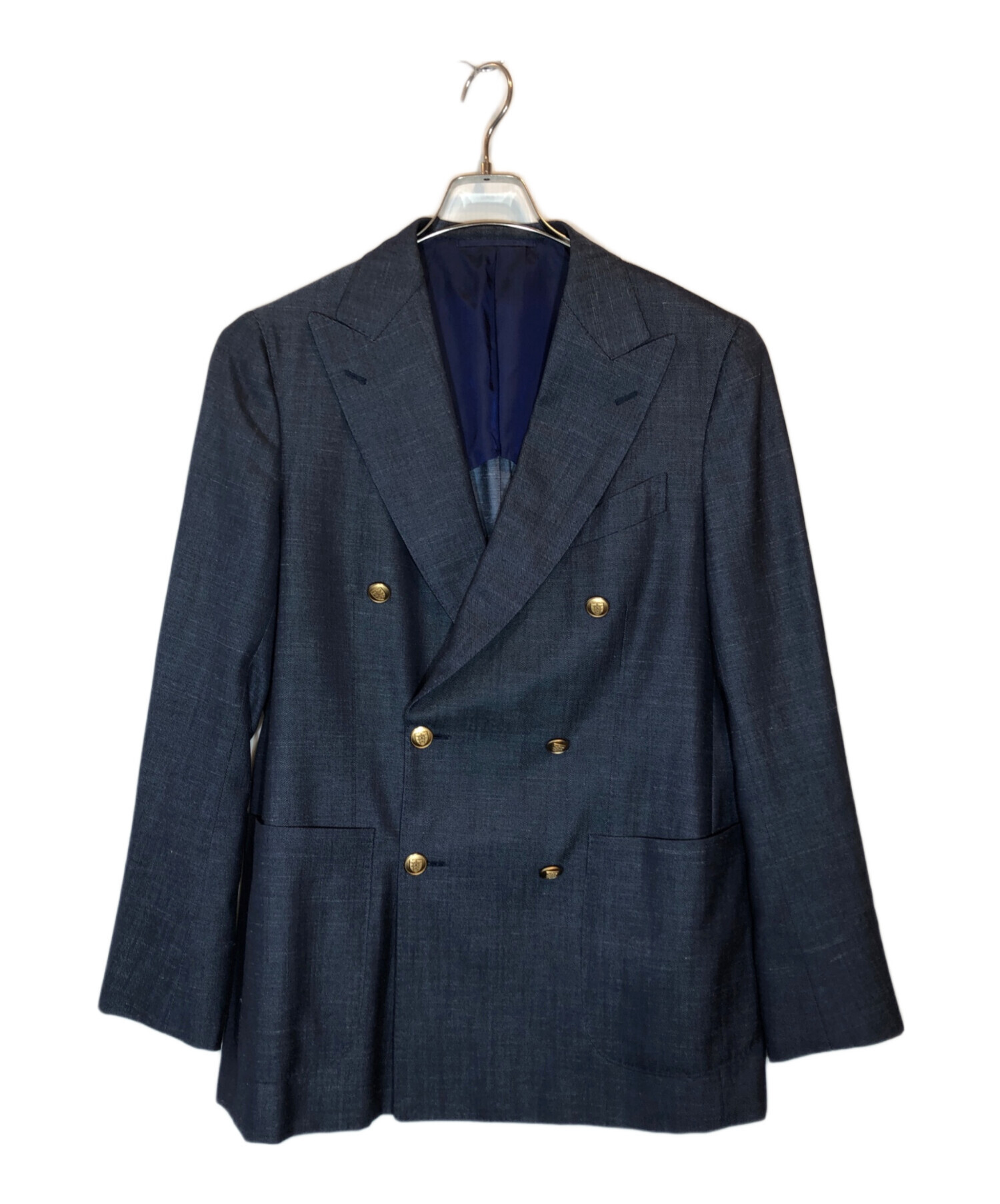 中古・古着通販】BEAMS F (ビームスエフ) LORO PIANA デニム調 6ボタン