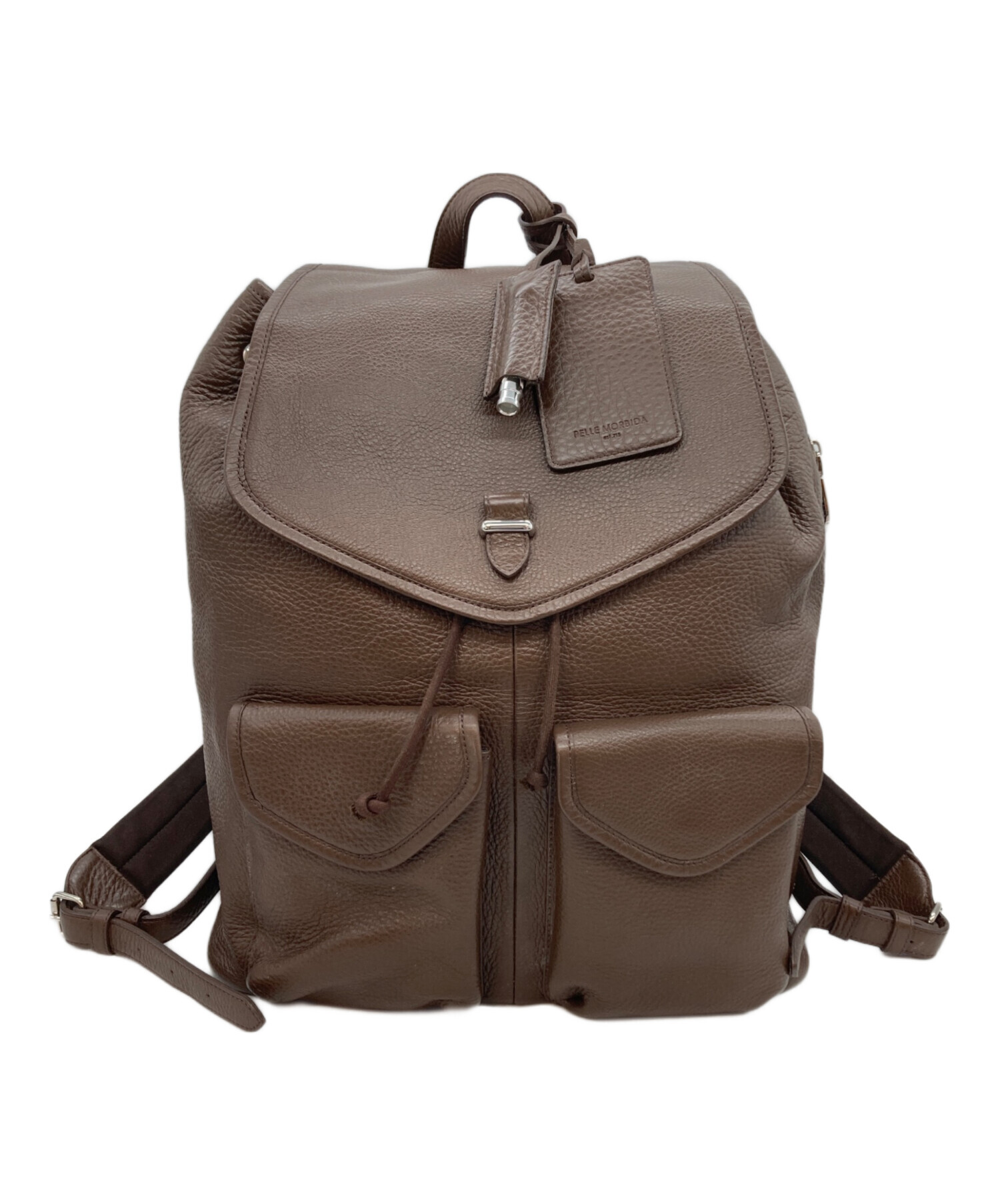 中古・古着通販】PELLE MORBIDA (ペッレモルビダ) レザーフラップ 
