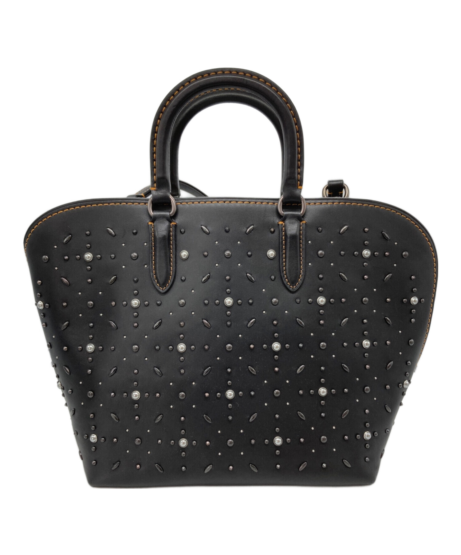 中古・古着通販】COACH (コーチ) ダコタ サッチェル スタッズ2WAY