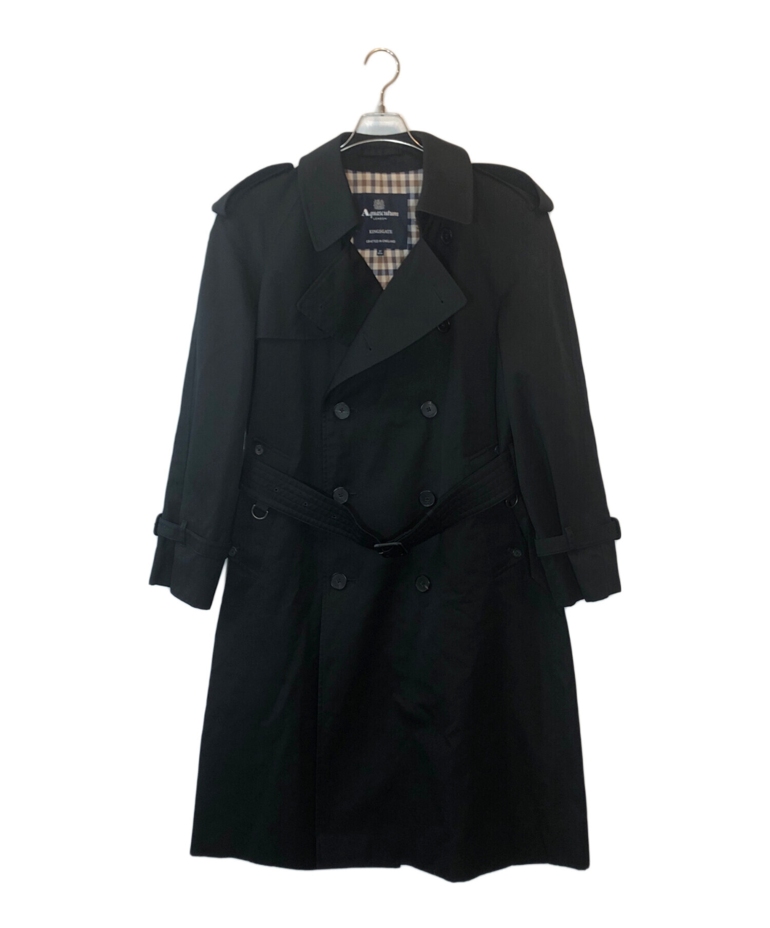 【最終値下】Vintage アクアスキュータム ロングコート 中古・古着通販】Aquascutum (アクアスキュータム) KINGSGATE LONG