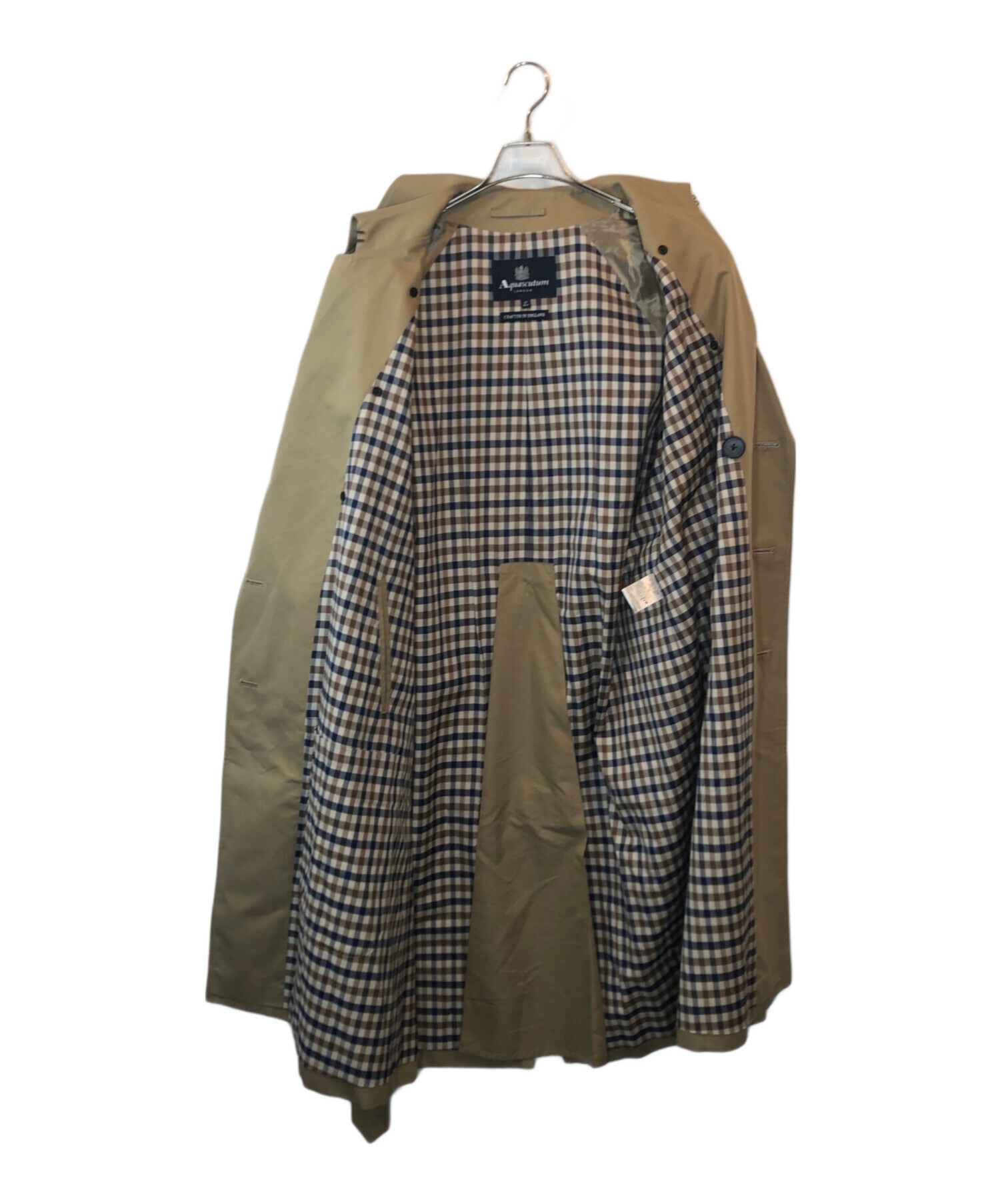 中古・古着通販】Aquascutum (アクアスキュータム) トレンチコート