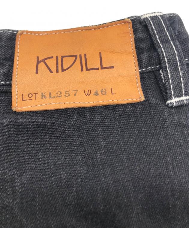 中古・古着通販】KIDILL (キディル) 袴 HAKAMAデニムパンツ ブラック