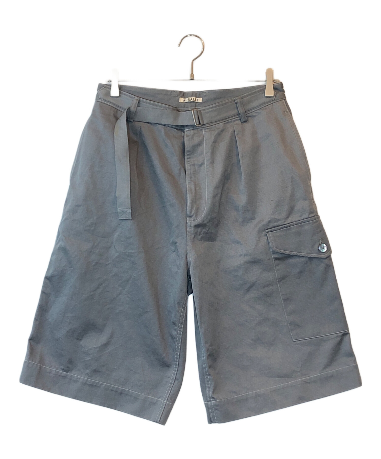パンツ AURALEE WASHED FINX CHINO SHORTS AURALEE Washed Finx Light Chino Wide Shorts | 大阪心斎橋のメンズ