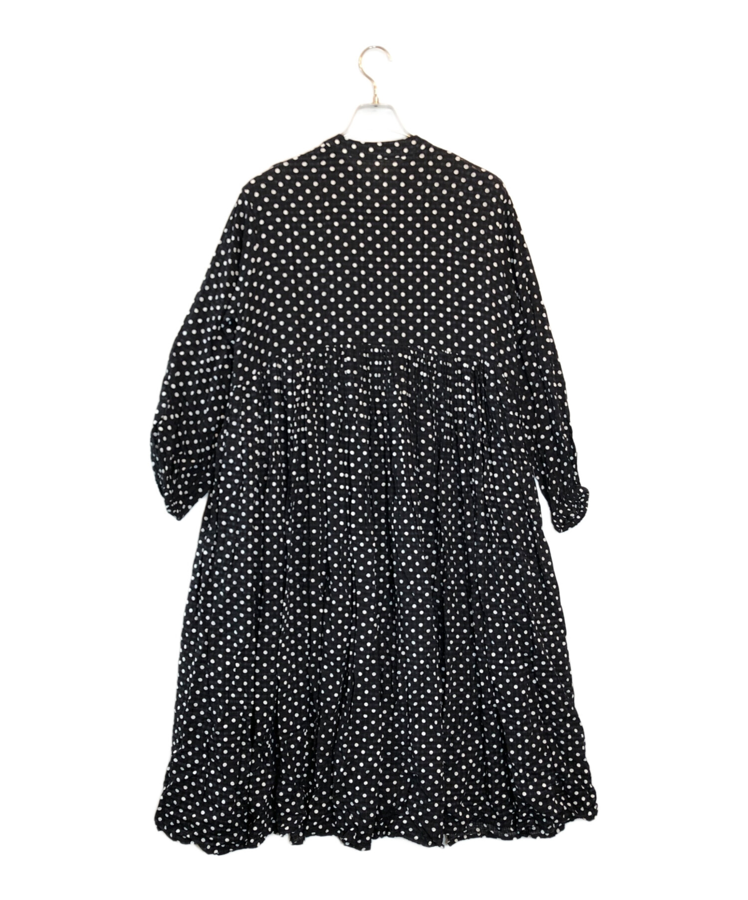 中古・古着通販】BEARDSLEY (ビアズリー) ドットギャザーワンピース
