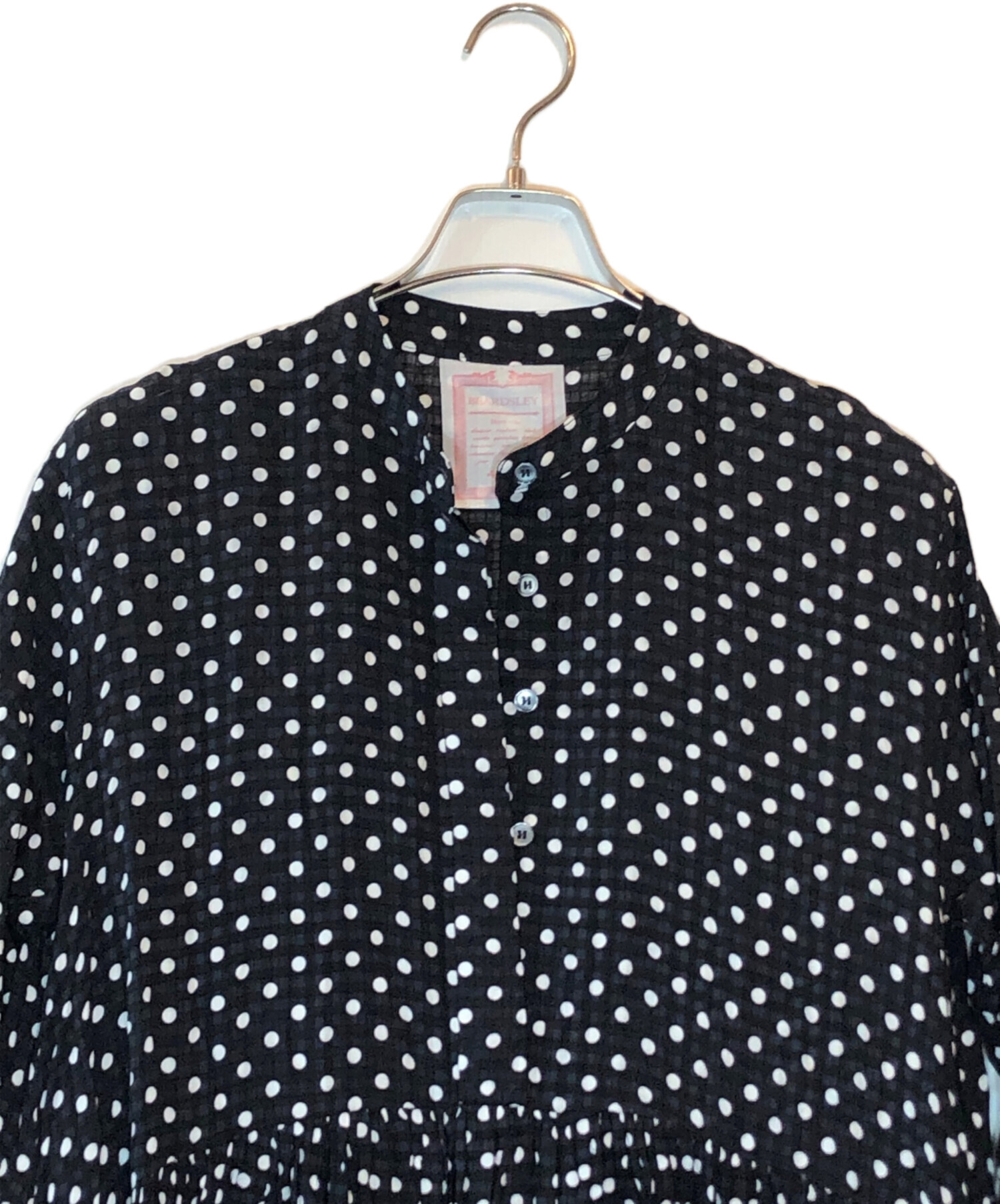 中古・古着通販】BEARDSLEY (ビアズリー) ドットギャザーワンピース