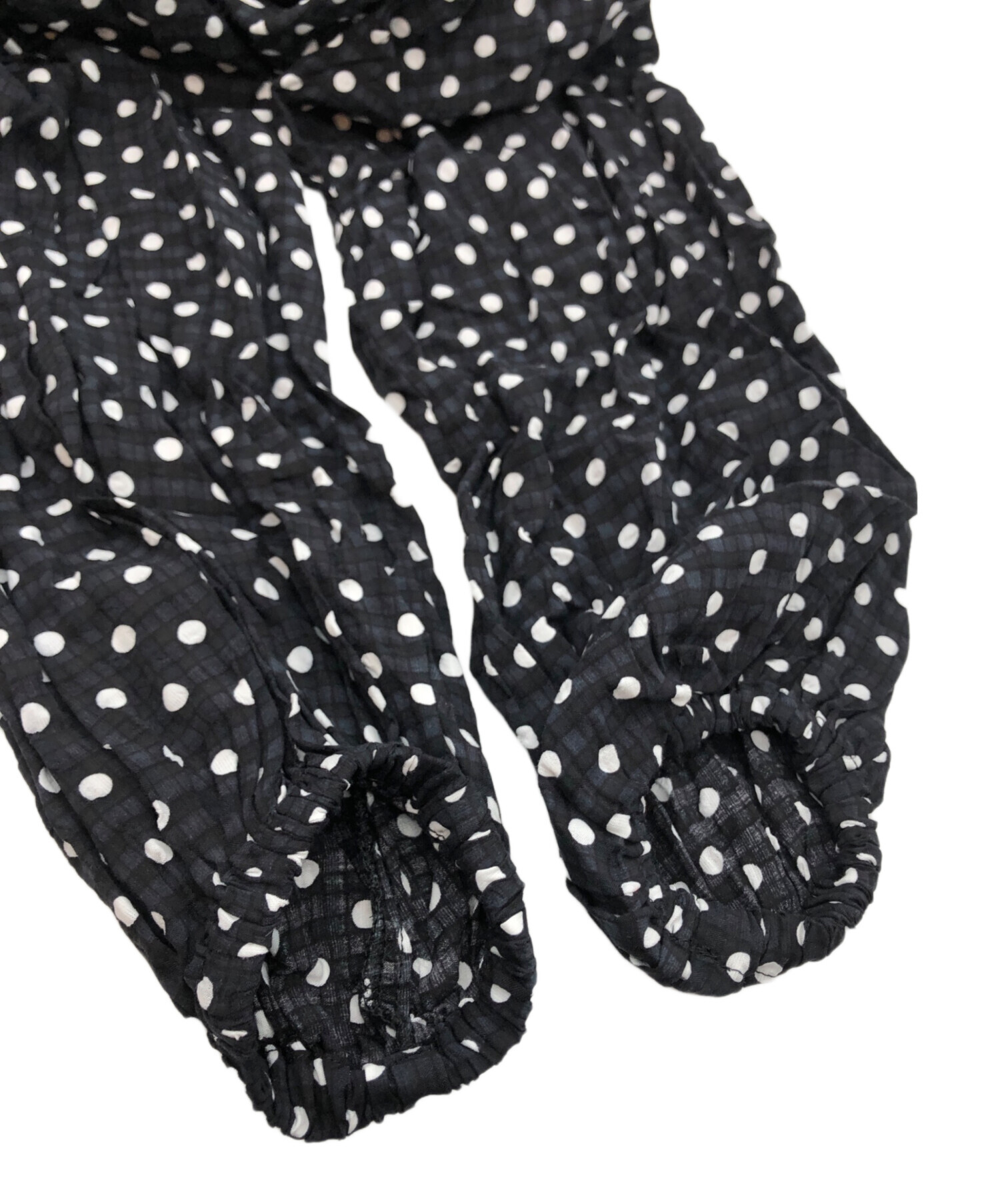 中古・古着通販】BEARDSLEY (ビアズリー) ドットギャザーワンピース