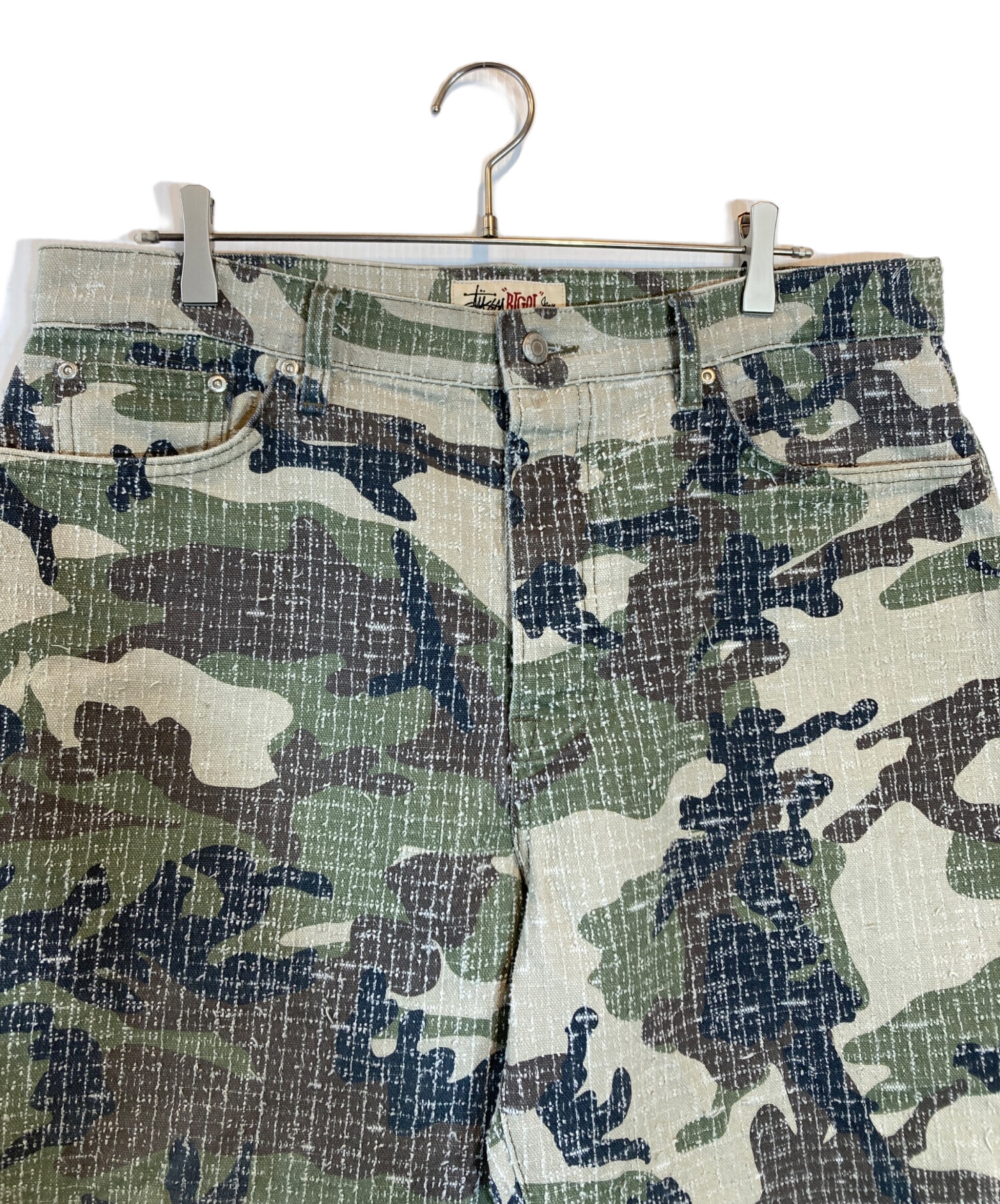 中古・古着通販】stussy (ステューシー) BIG OL' JEAN CAMO CANVAS