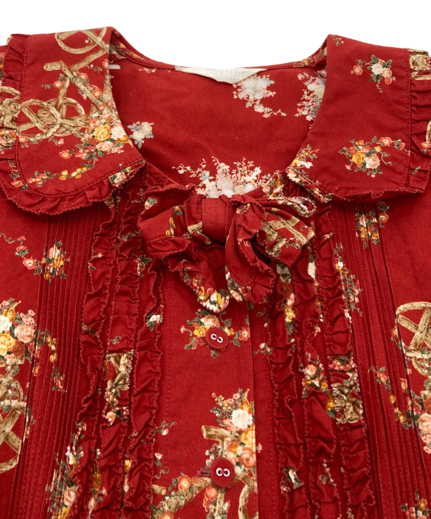 中古・古着通販】PINK HOUSE (ピンクハウス) バイク柄フリルワンピース