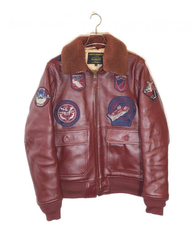 中古・古着通販】Schott (ショット) G-1 フライトジャケット ブラウン
