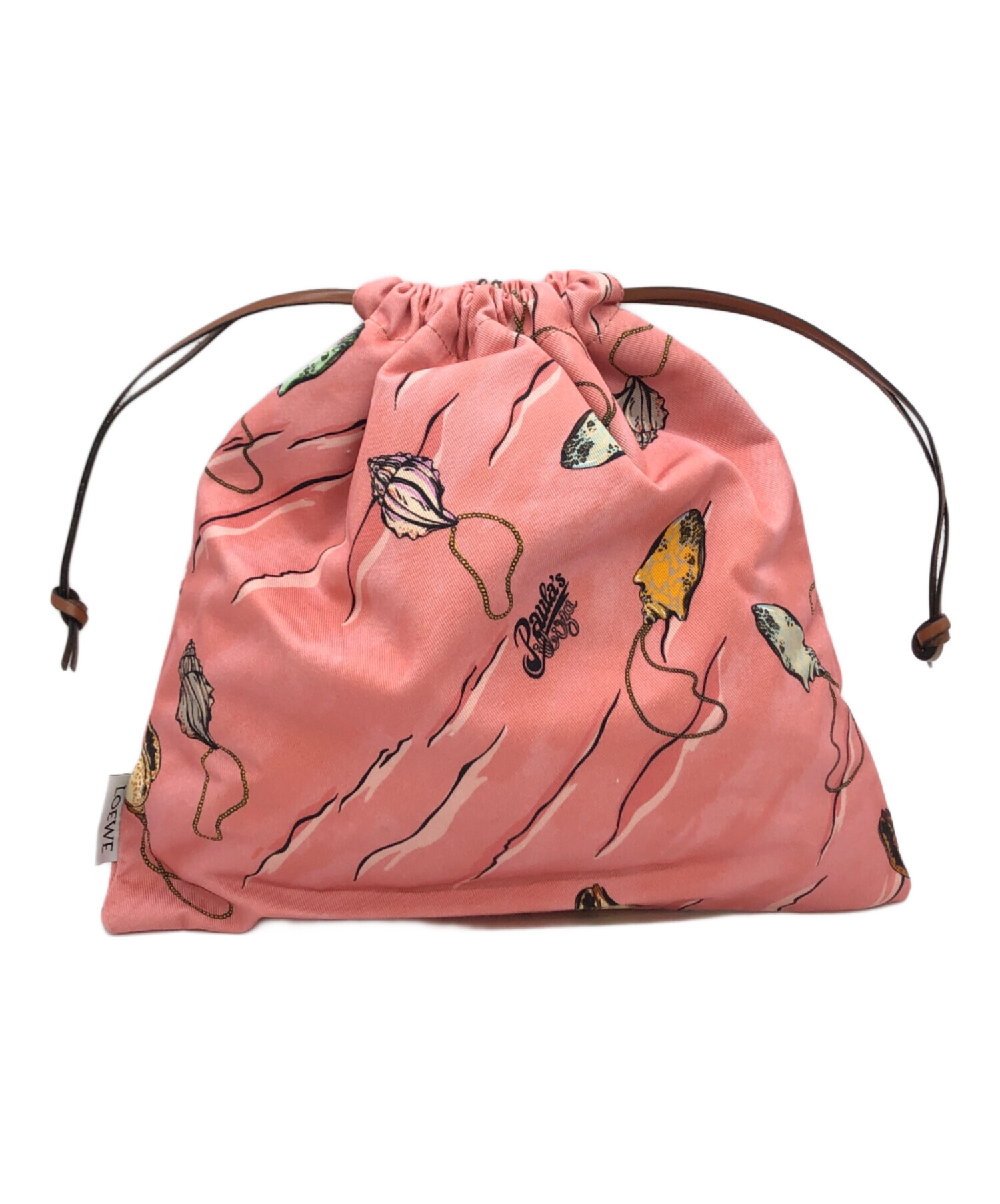 LOEWE ロエベ 巾着 ポーチ 花柄 ローズ