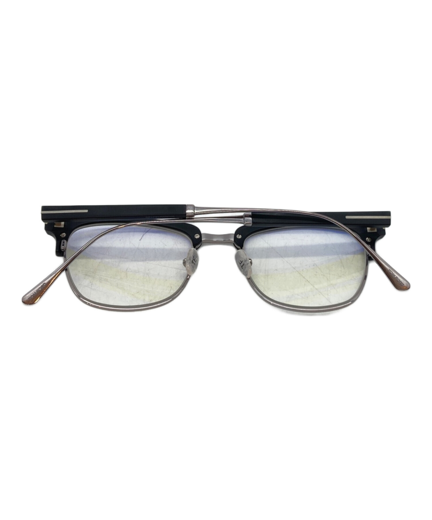 中古・古着通販】TOM FORD (トムフォード) 眼鏡 グレー サイズ:50□19