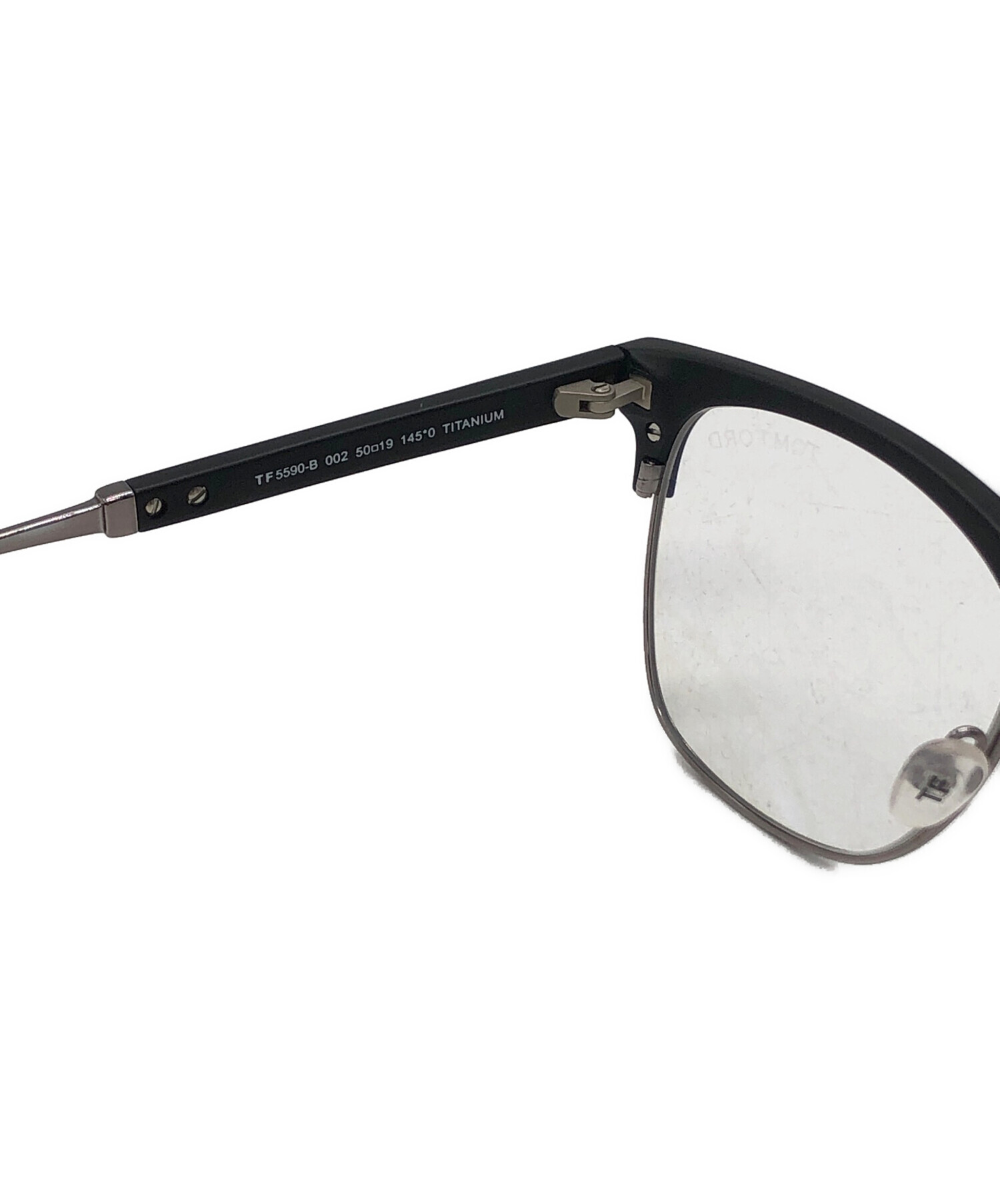 中古・古着通販】TOM FORD (トムフォード) 眼鏡 グレー サイズ:50□19