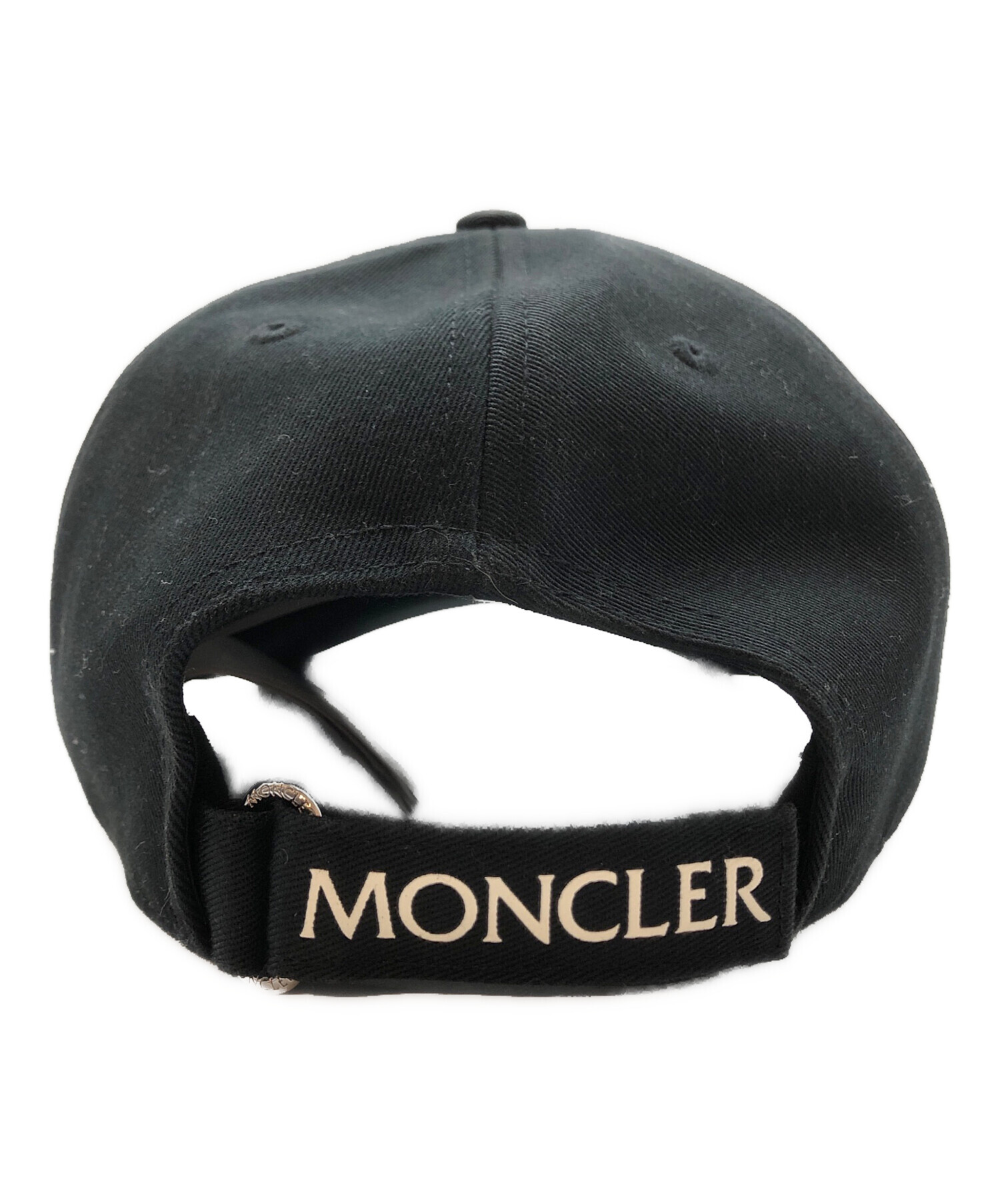 MONCLER ブラック ベースボールキャップ UNI 【未使用品】 中古・古着通販】MONCLER (モンクレール) ベースボールキャップ