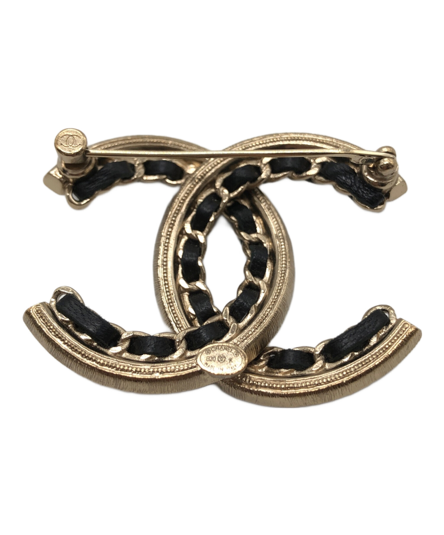 中古・古着通販】CHANEL (シャネル) ココマークブローチ ゴールド