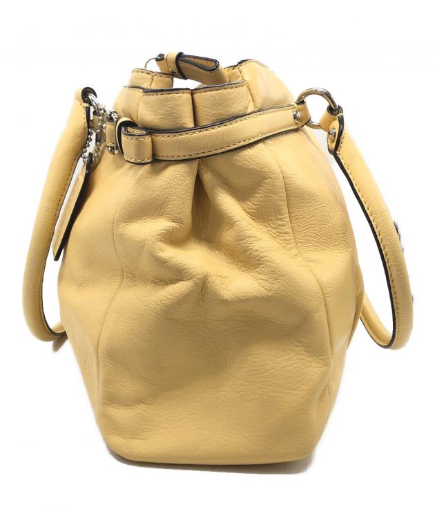 中古・古着通販】COACH (コーチ) トートバッグ イエロー｜ブランド