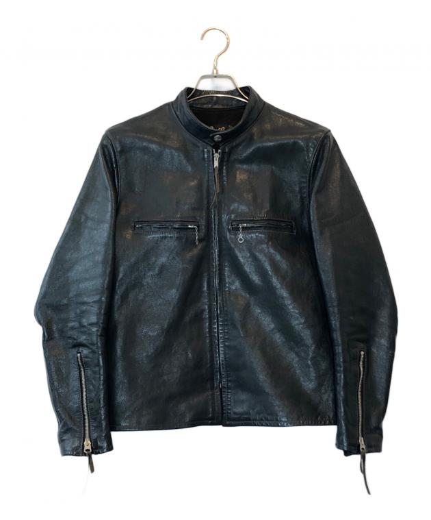 buco ブコバイザー 中古・古着通販】Buco (ブコ) ホースハイドシングルレザージャケット