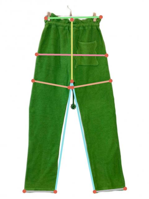 中古・古着通販】DINOWORKS (ディノワークス) egg pant 黄緑 サイズ:L