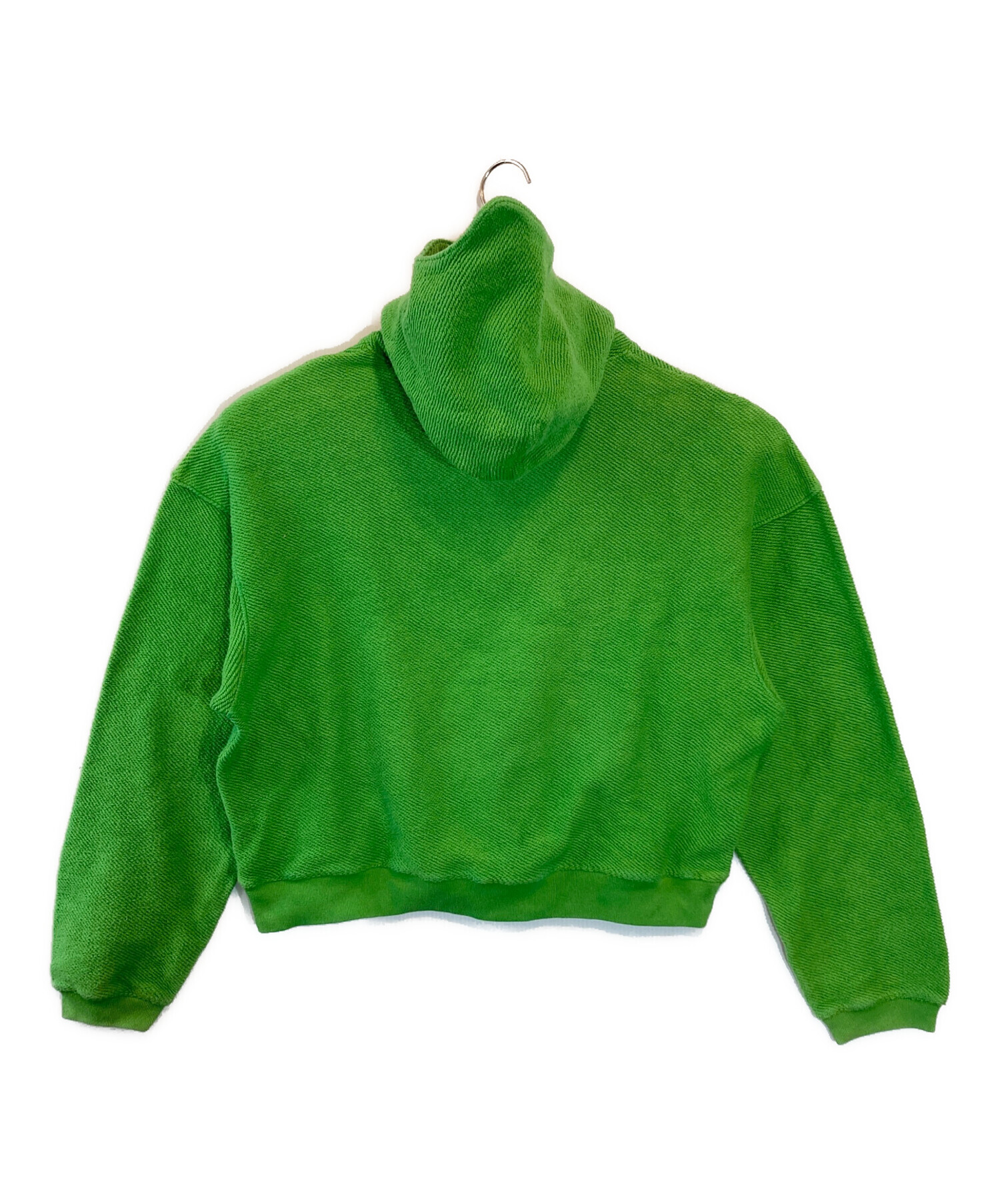 中古・古着通販】DINOWORKS (ディノワークス) EGG HOODIE 黄緑 中古・古着通販】DINOWORKS (ディノワークス) EGG HOODIE 黄緑