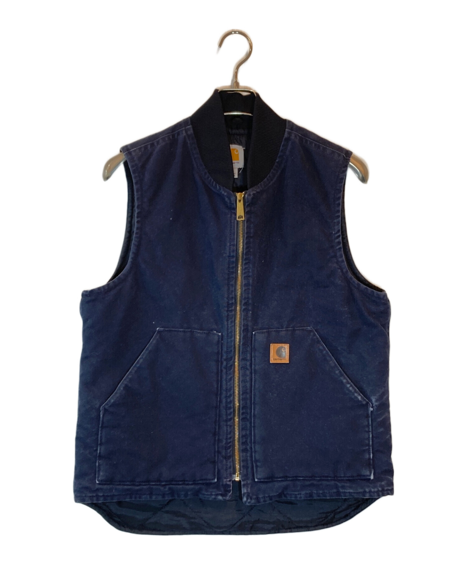 中古・古着通販】CarHartt (カーハート) ダック地ベスト ネイビー