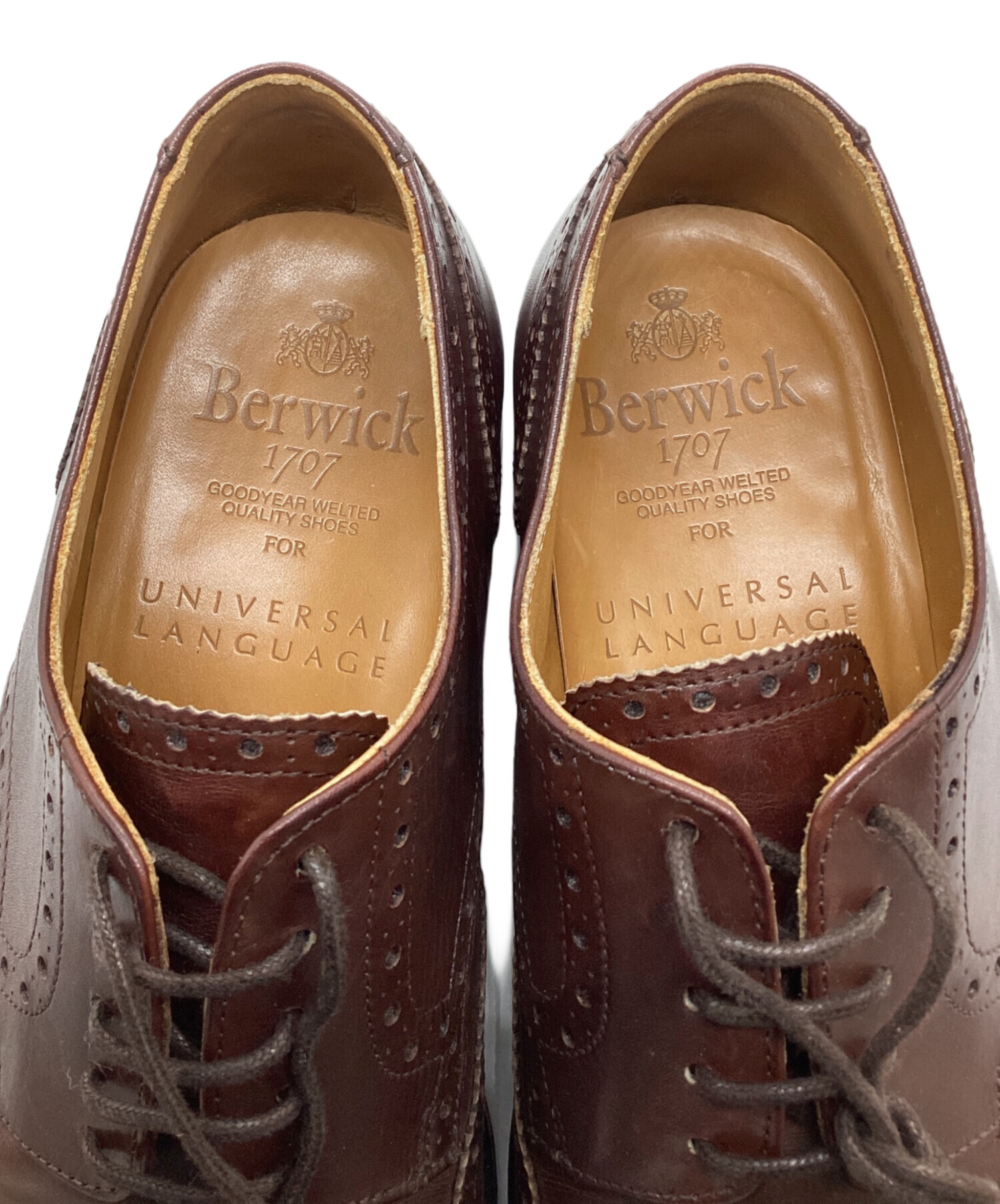 中古・古着通販】berwick (バーウィック) メダリオンウィングチップ