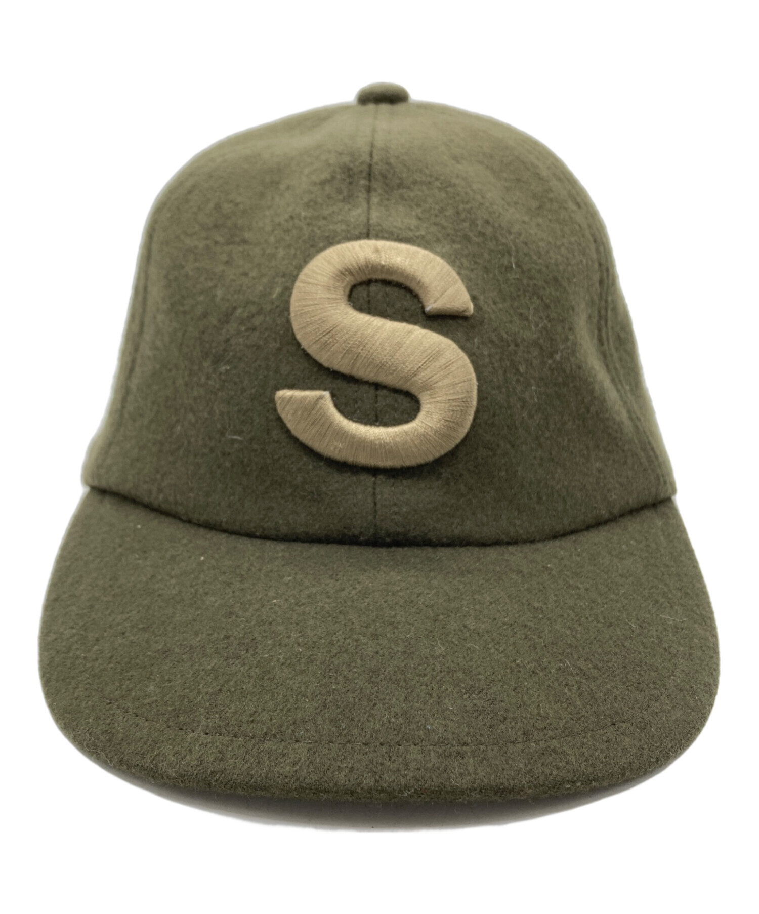 中古・古着通販】sacai (サカイ) WOOL MELTON S CAP オリーブ