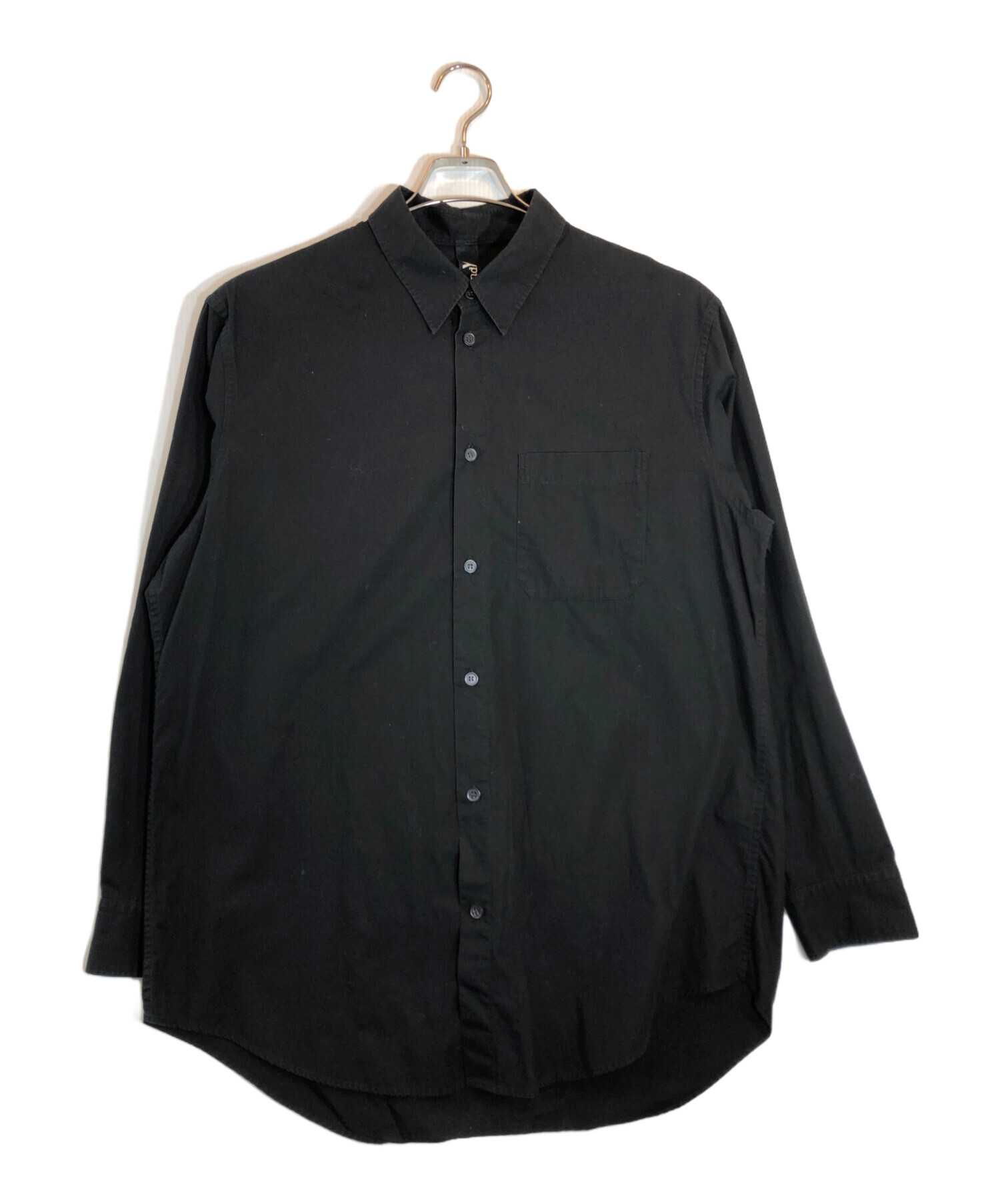 中古・古着通販】GROUND Y (グラウンドワイ) SIGNATURE SHIRT ブラック 