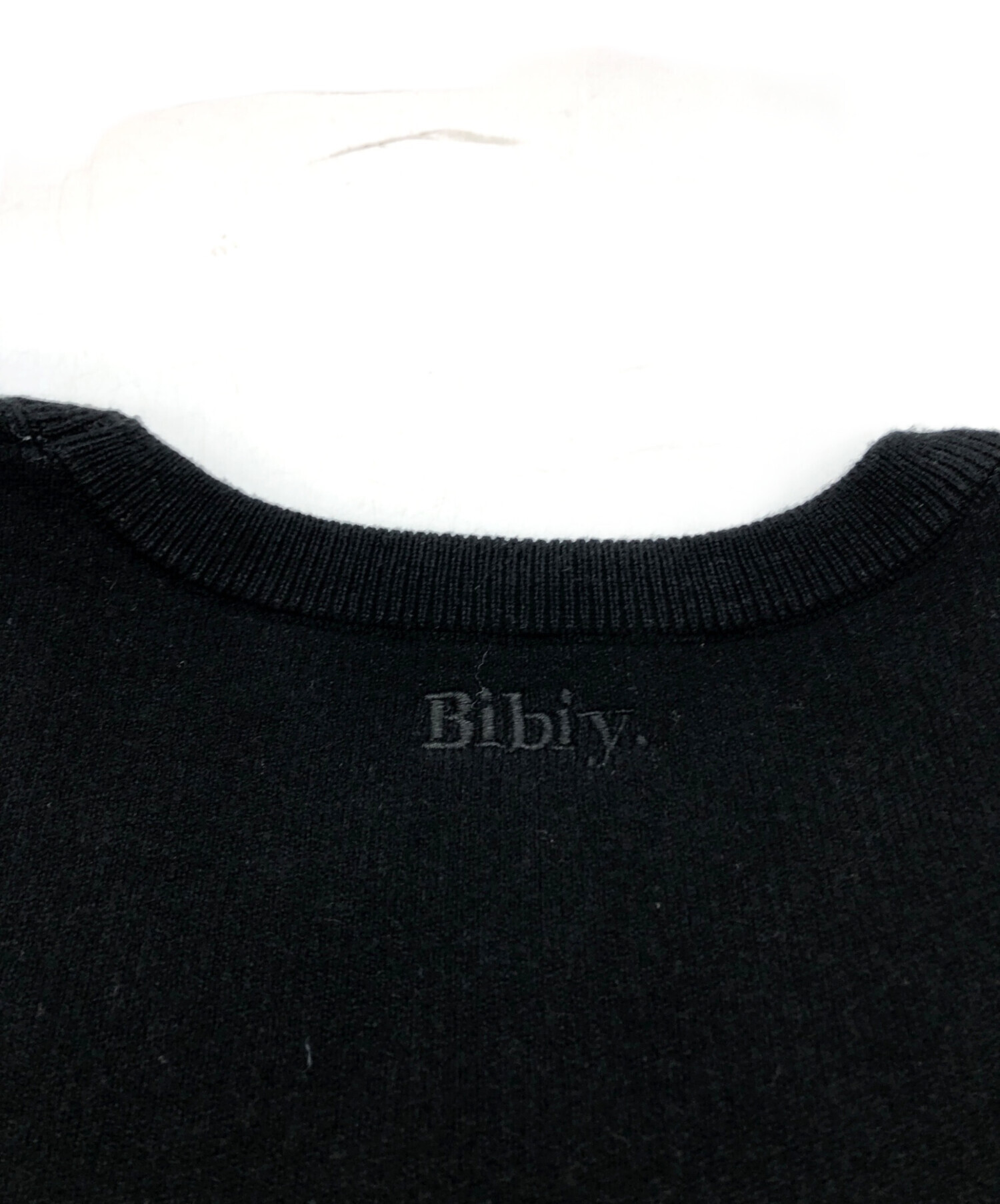 中古・古着通販】Bibiy. (ビビィ) パフスリーブニット ブラック サイズ