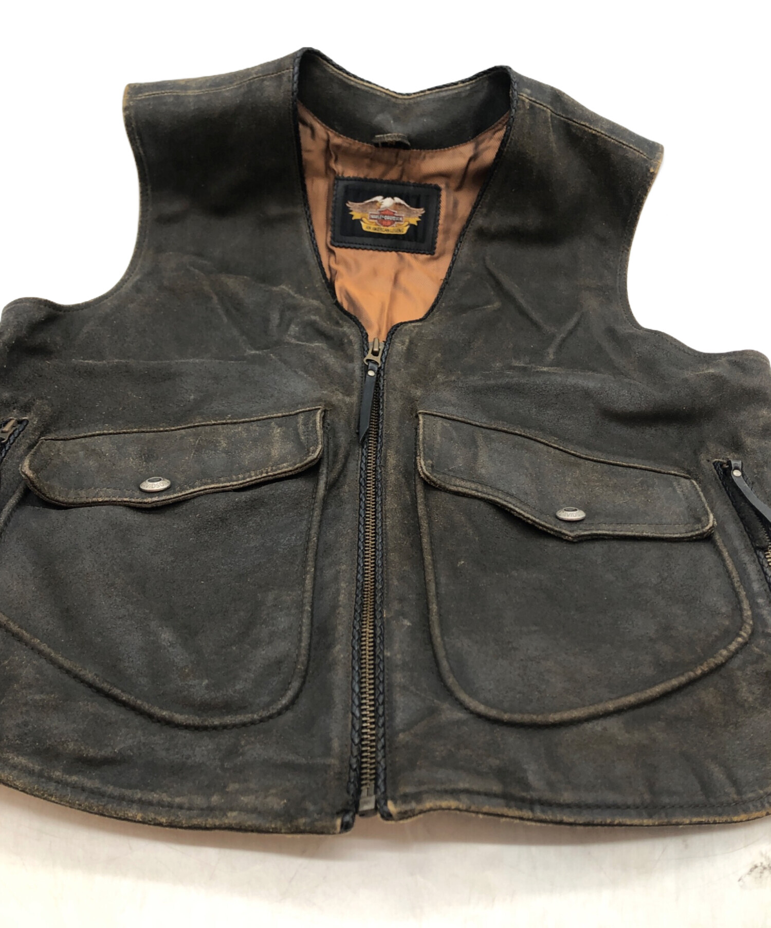 中古・古着通販】HARLEY-DAVIDSON (ハーレーダビッドソン) レザー