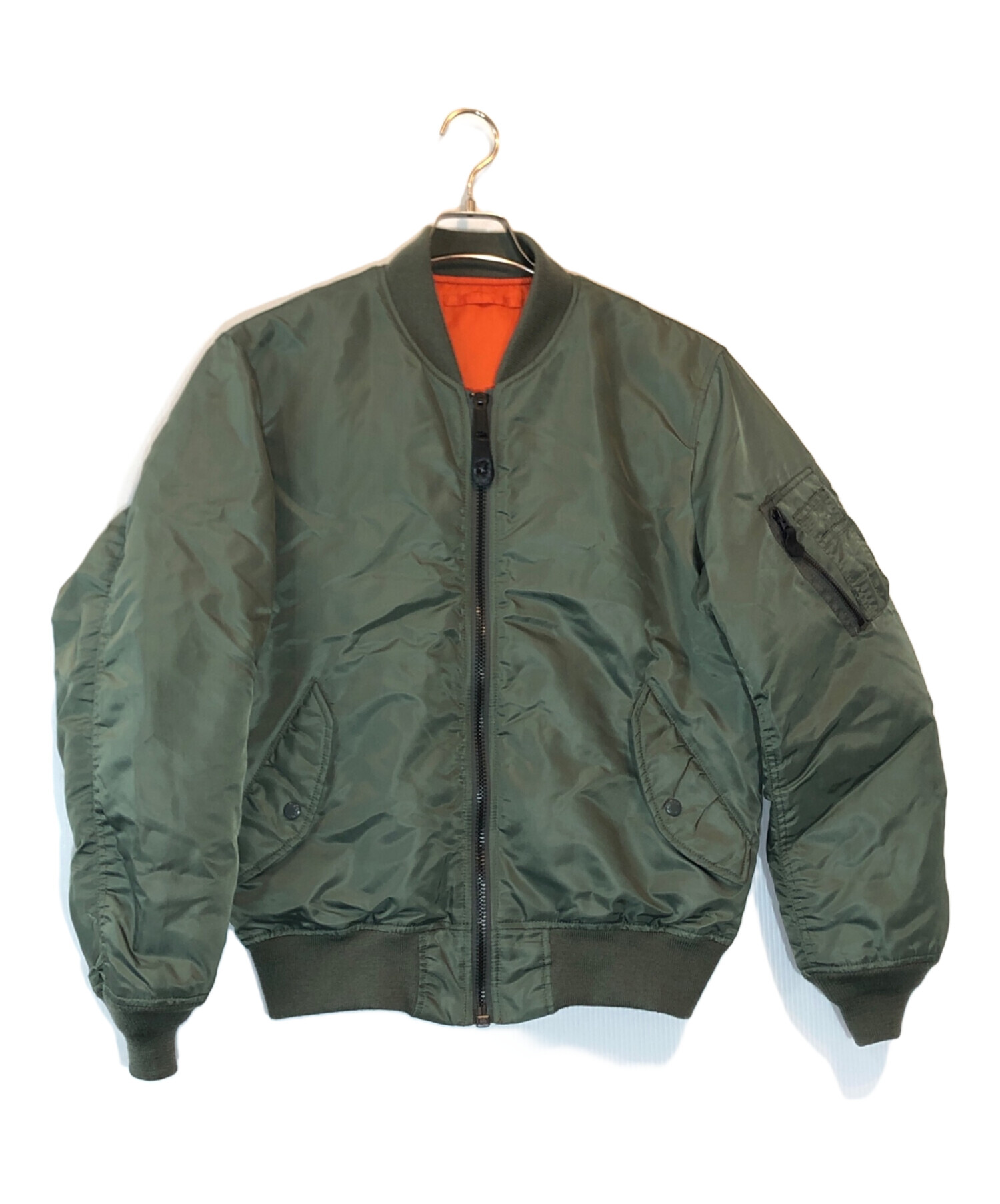 中古・古着通販】AVIREX (アヴィレックス) MA-1ジャケット オリーブ