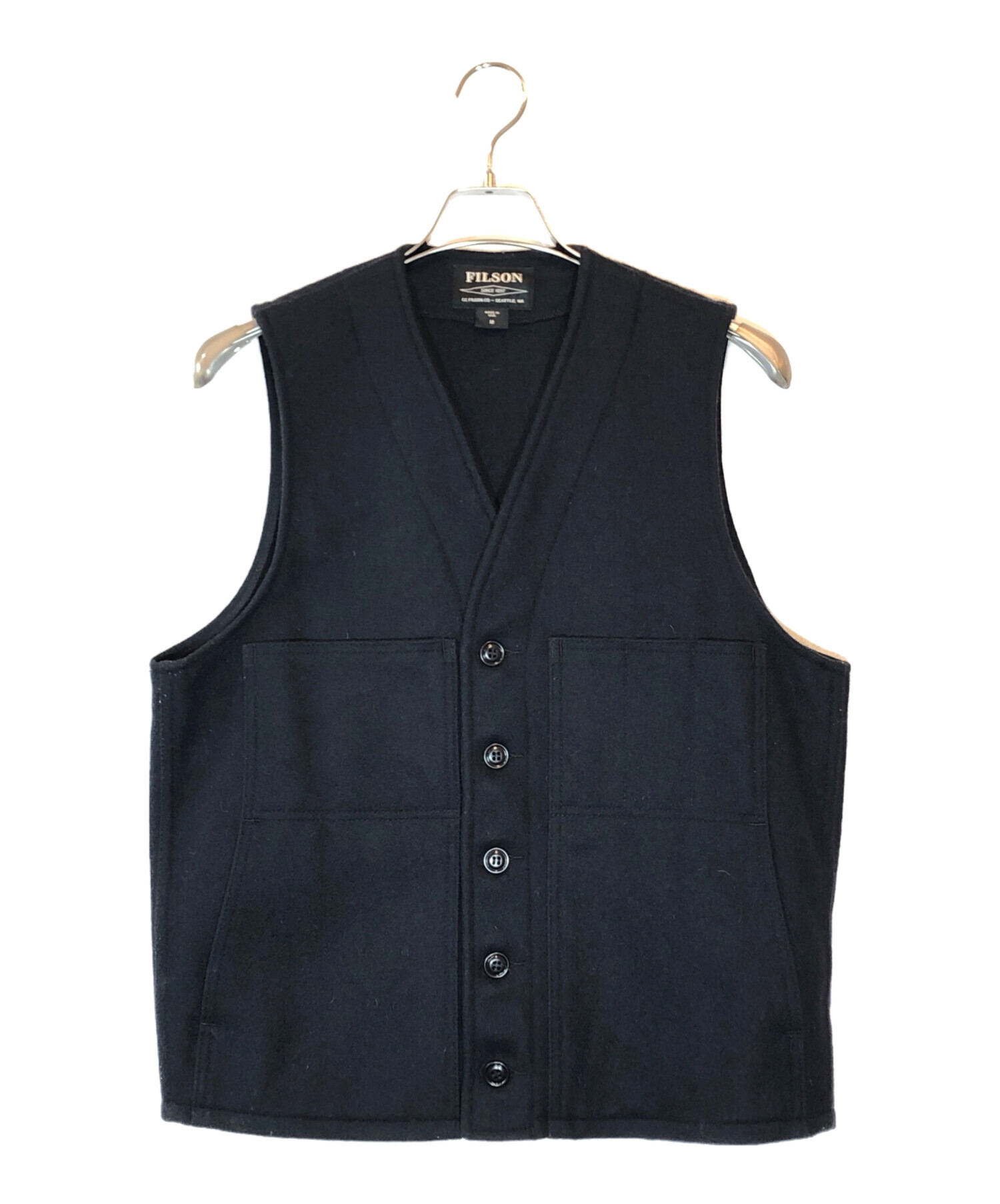 中古・古着通販】FILSON (フィルソン) MACKINAW WOOL VEST ネイビー