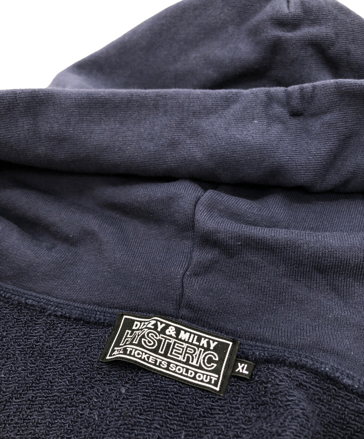 ビンテージ ヒステリックグラマー スウェットパーカ ネイビーツートーン ロゴ古着 中古・古着通販】Hysteric Glamour (ヒステリックグラマー) HEAVY